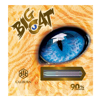Caliburn Big Cats Ozelot Steeldarts Caliburn Big Cats Ozelot Steeldarts mit einem Gewicht von 23g. Das Bild zeigt die Steeldarts aus einer anderen Perspektive.