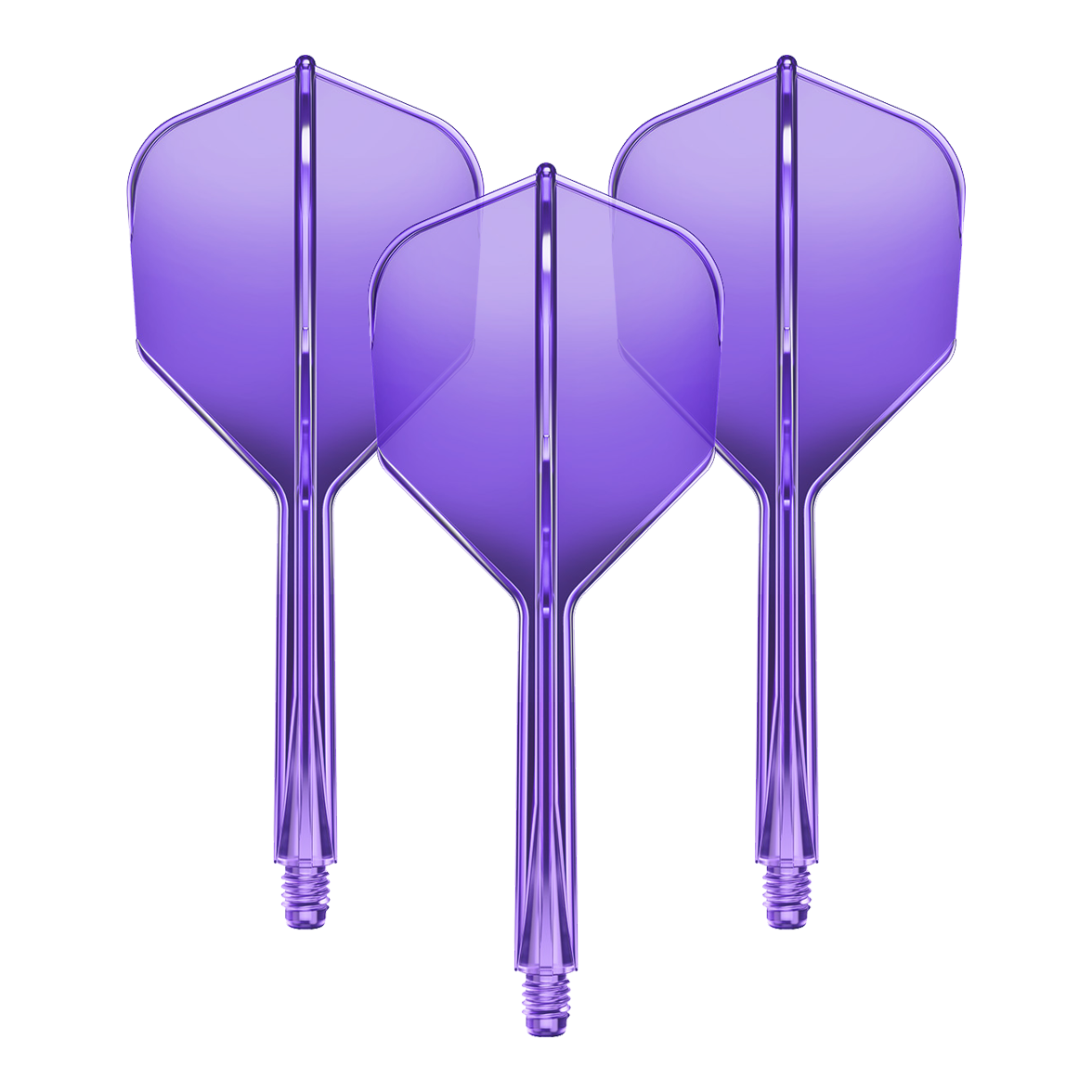 GOAT A1R No6 Flight-Shaft-System - Neon Lila Das Bild zeigt das GD8000300_GOAT_A1R_No6_Flight-Shaft-System_NeonLila_33mm_1Set. Es ist wahrscheinlich ein Flight-Shaft in Neonlila mit einer Länge von 33 mm.