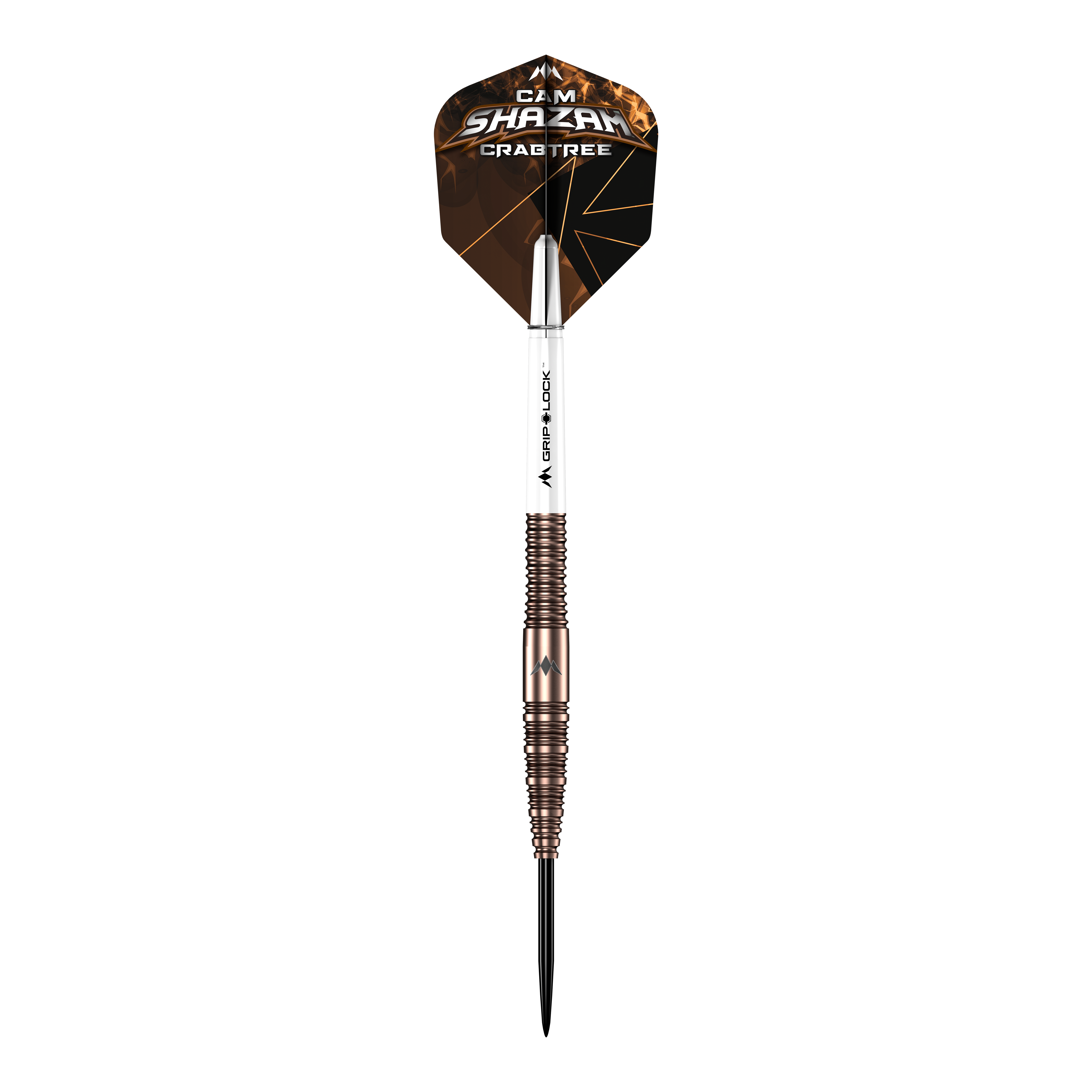 Mission Cam Crabtree V2 95% Tungsten Steeldarts Mission Cam Crabtree V2 Steeldarts in Einzelansicht sind auf diesem Bild zu sehen. Es zeigt den Dart aus einer anderen Perspektive.