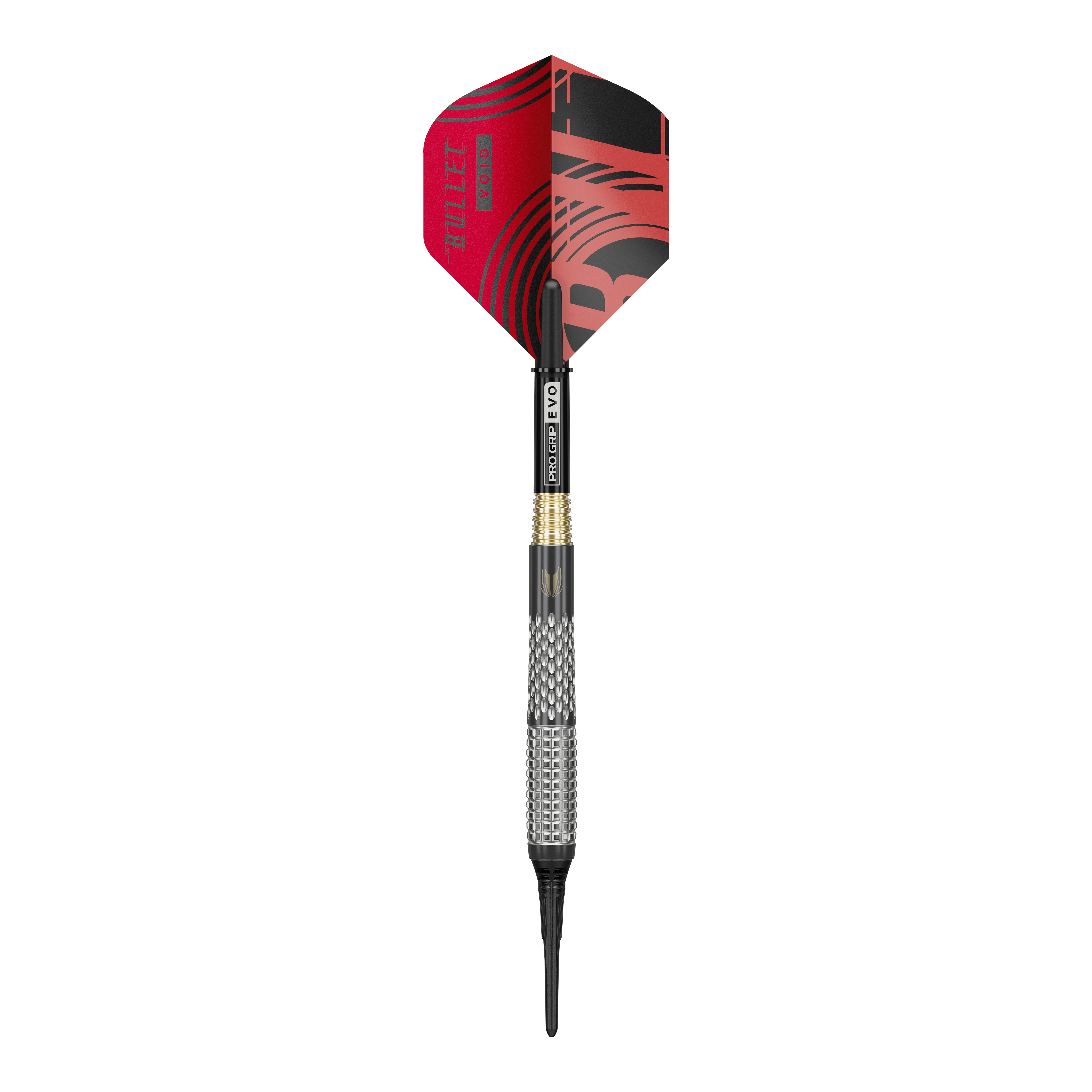 Target Stephen Bunting GEN5 Void Softdarts - 18g Target Stephen Bunting GEN5 Void Softdarts - 18g Darts werden dargestellt. Das Bild zeigt das Design und die Details dieser Softdarts.