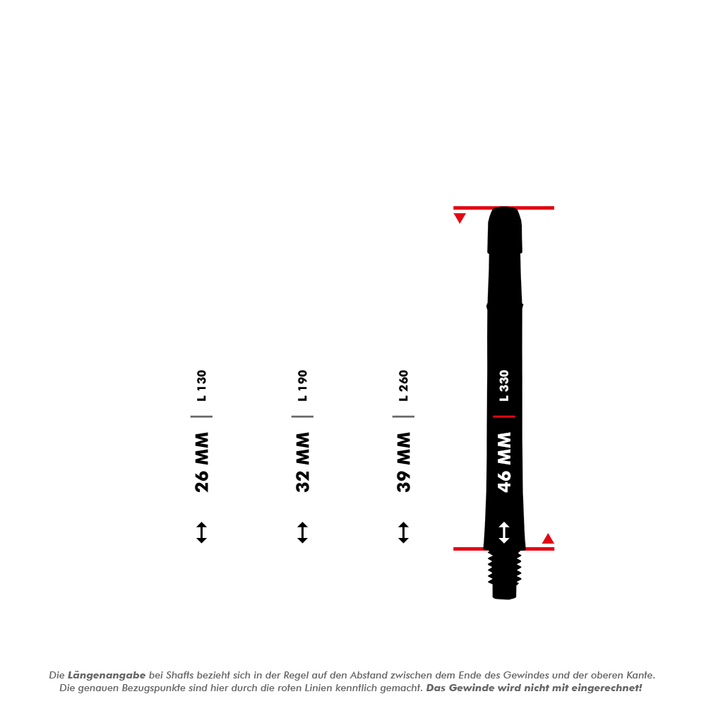 L-Style L-Shafts Locked Straight - Emerald