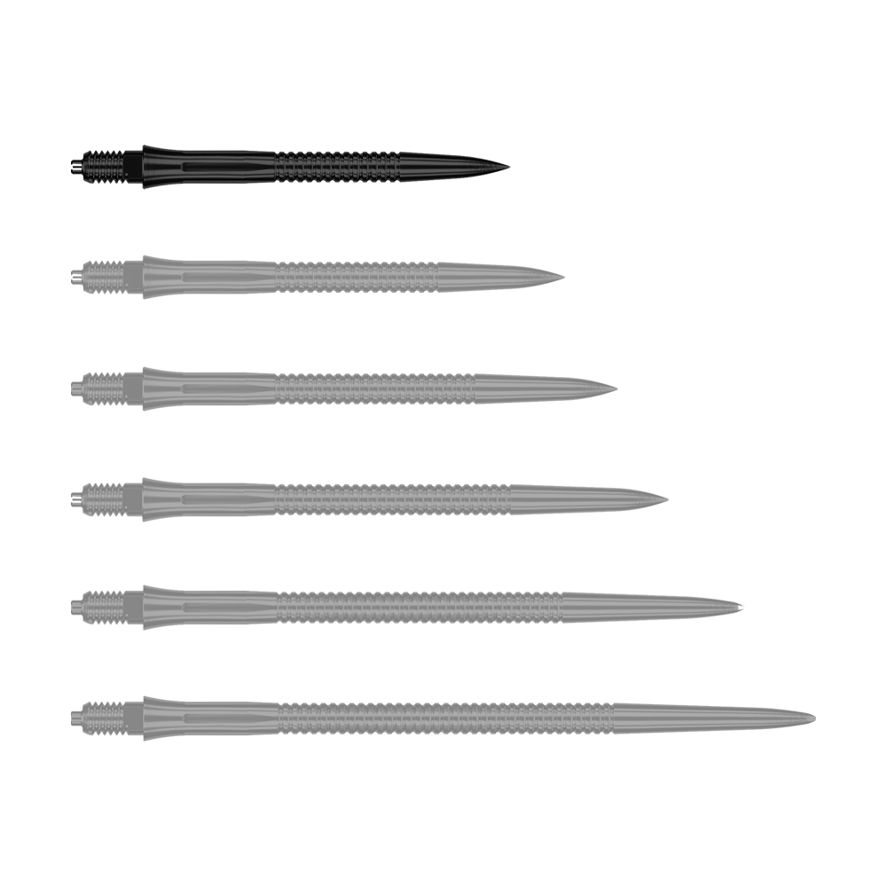 Caliburn EZ-EVO Dartspitzen - Grooved - Schwarz Caliburn EZ-EVO Dartspitzen - Grooved - Schwarz