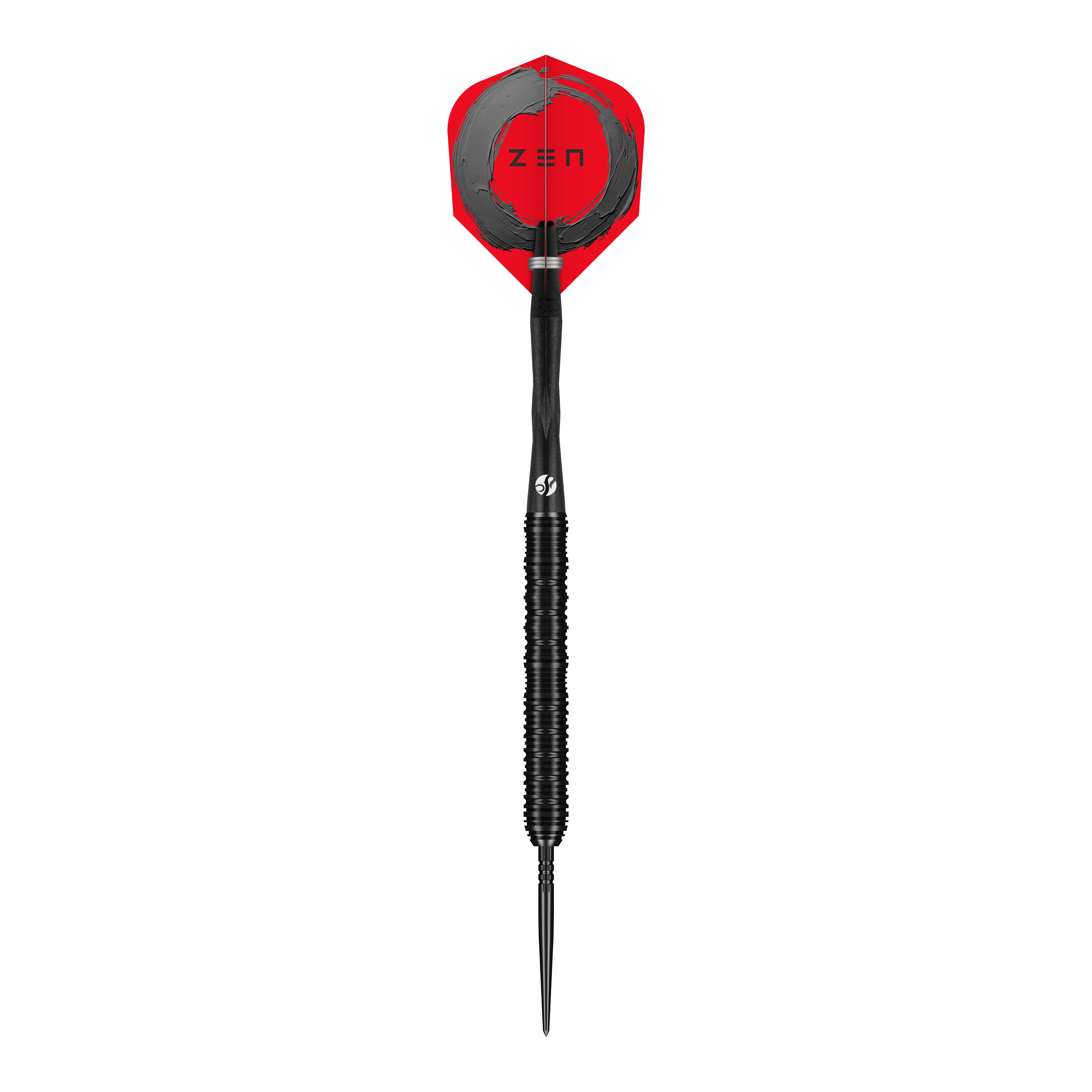 Shot ZEN Straight Turbo Point Steeldarts - 23g Gezeigt werden die Shot ZEN Straight Turbo Point Steeldarts mit 23g Gewicht. Sie sind ideal für Spieler, die Wert auf Balance und Präzision legen.