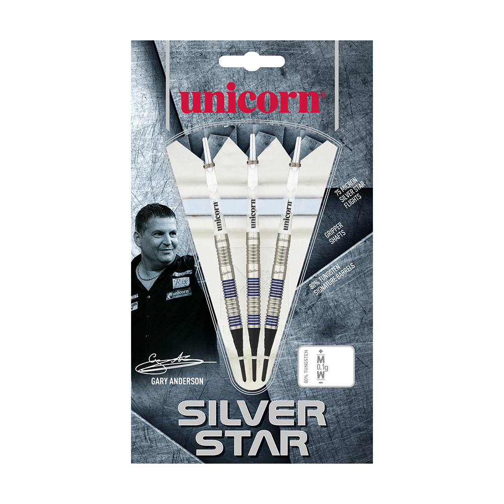 Unicorn Silver Star Var.1 Gary Anderson Softdarts