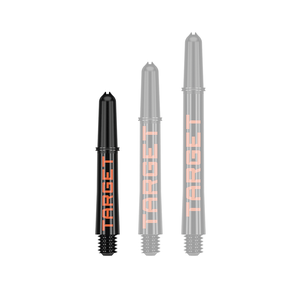 Target Pro Grip TAG Shafts - 3 Sets - Schwarz Orange