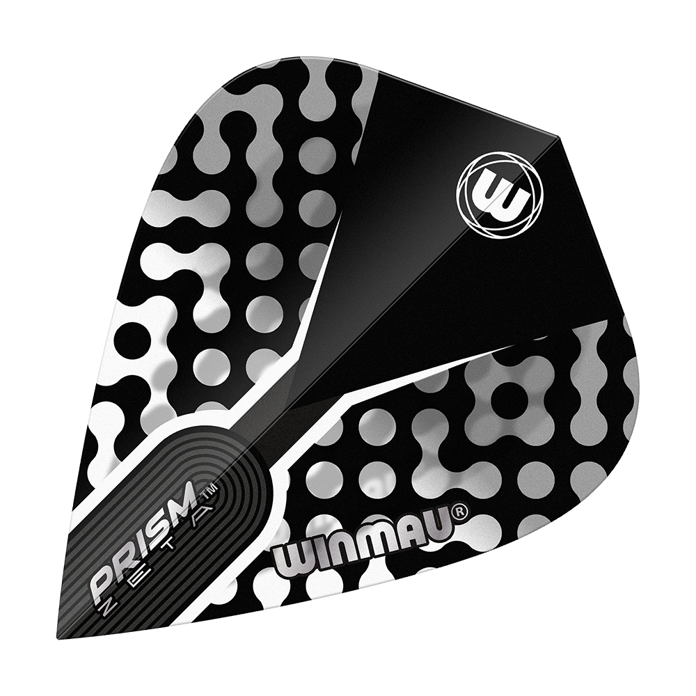 Winmau Zeta Black White Grey Kite Flights 