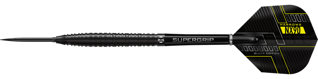 Harrows NX90 Black Edition Tapered Quick Point Steeldarts