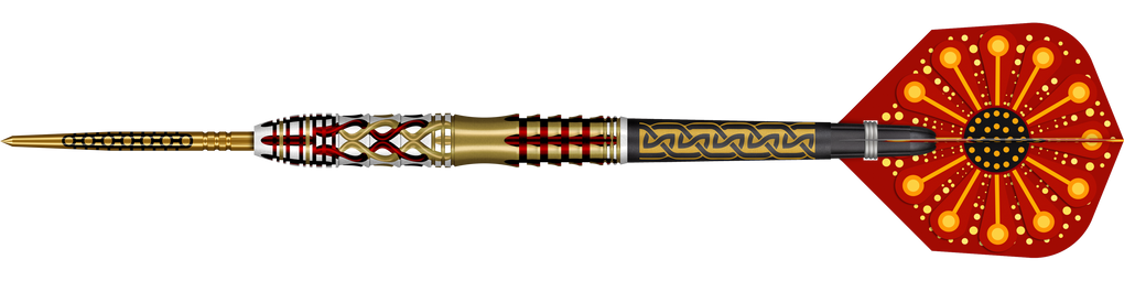 Shot Goths Alaric Turbo Point Steeldarts - 23g