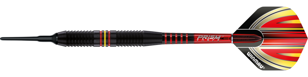 Winmau Outrage V1 Black Coated Brass Softdarts - 18g