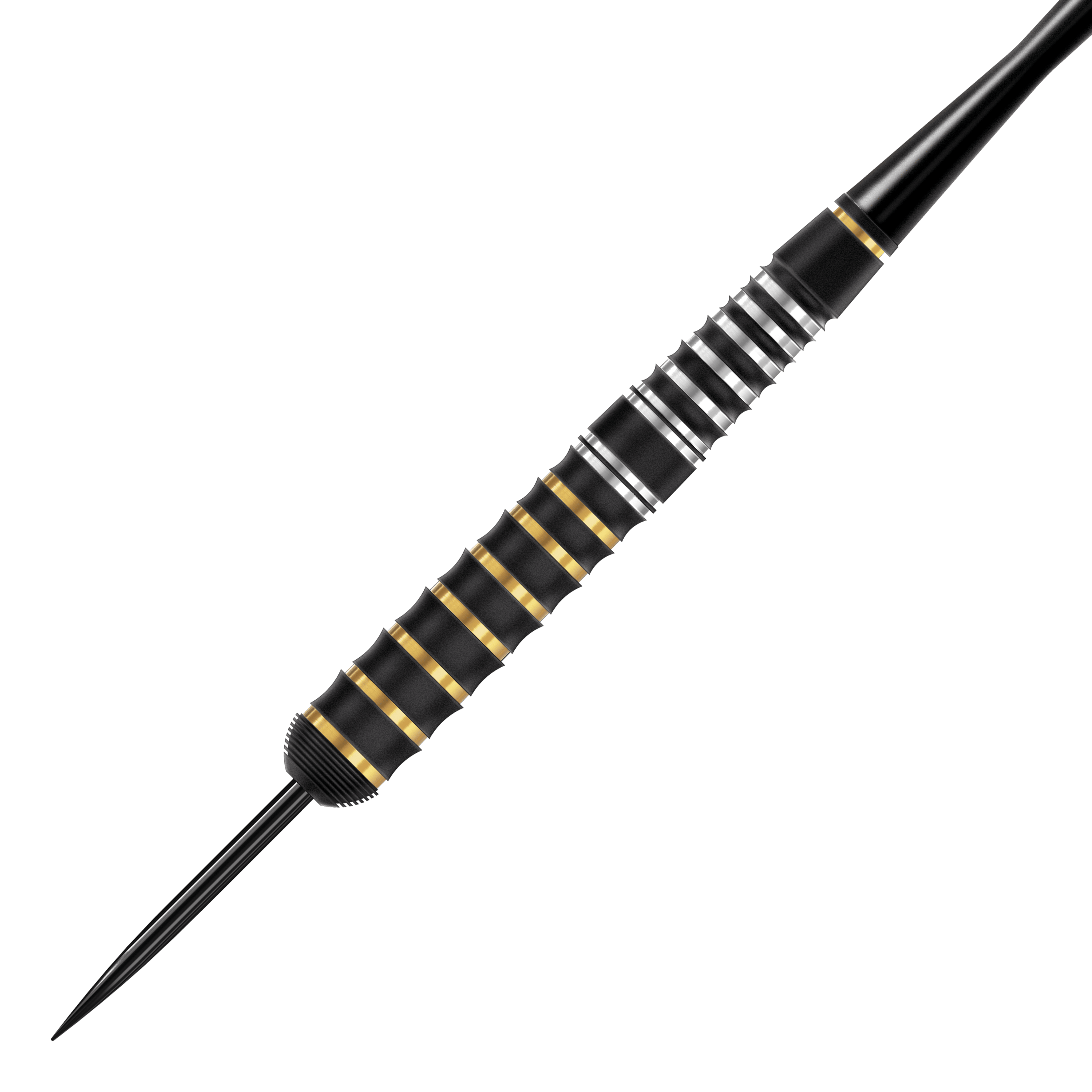 Hier abgebildet sind Harrows Vulcan Steeldarts. Diese Darts eignen sich für das klassische Steeldart-Spiel.