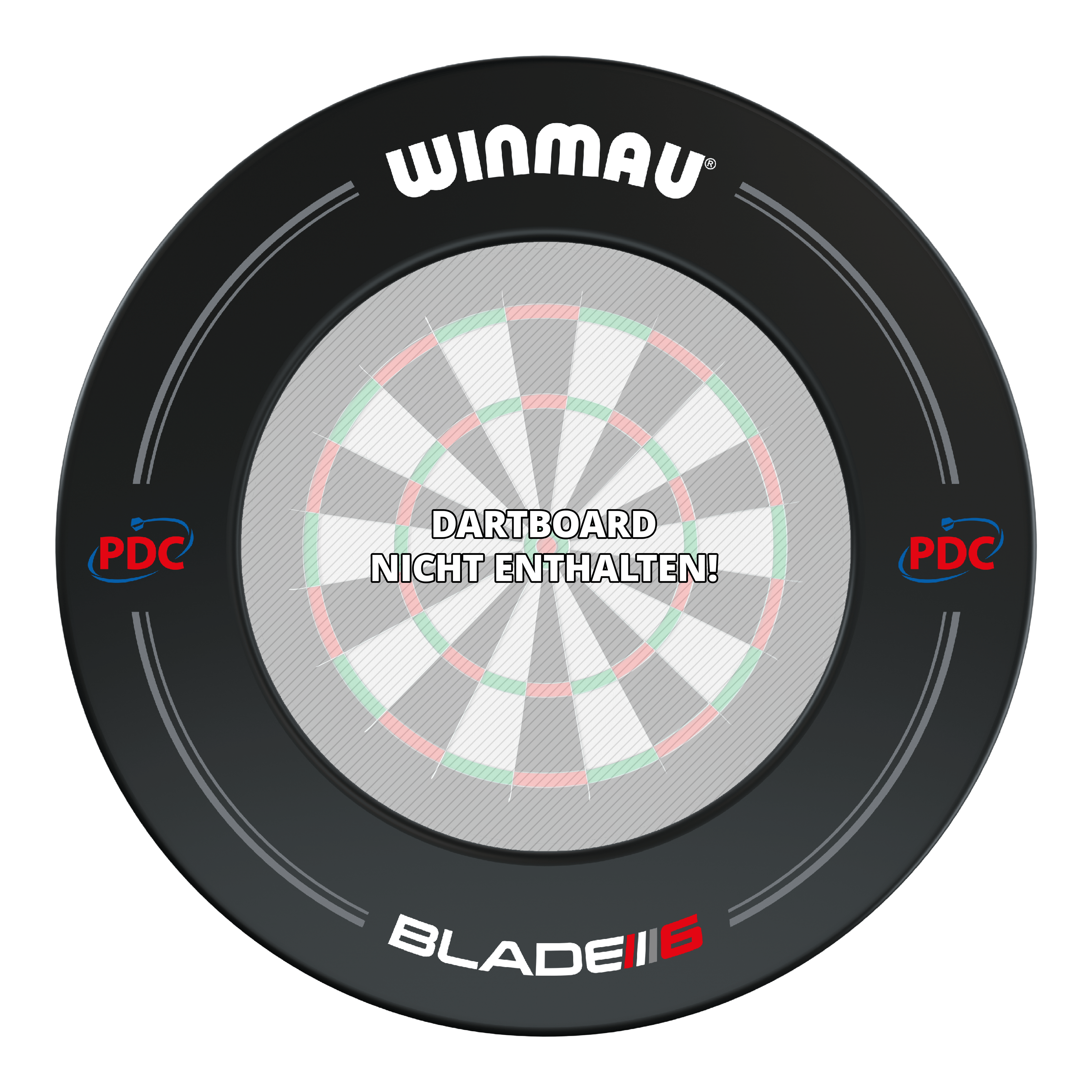 Winmau PDC Dartboard Surround - Schwarz