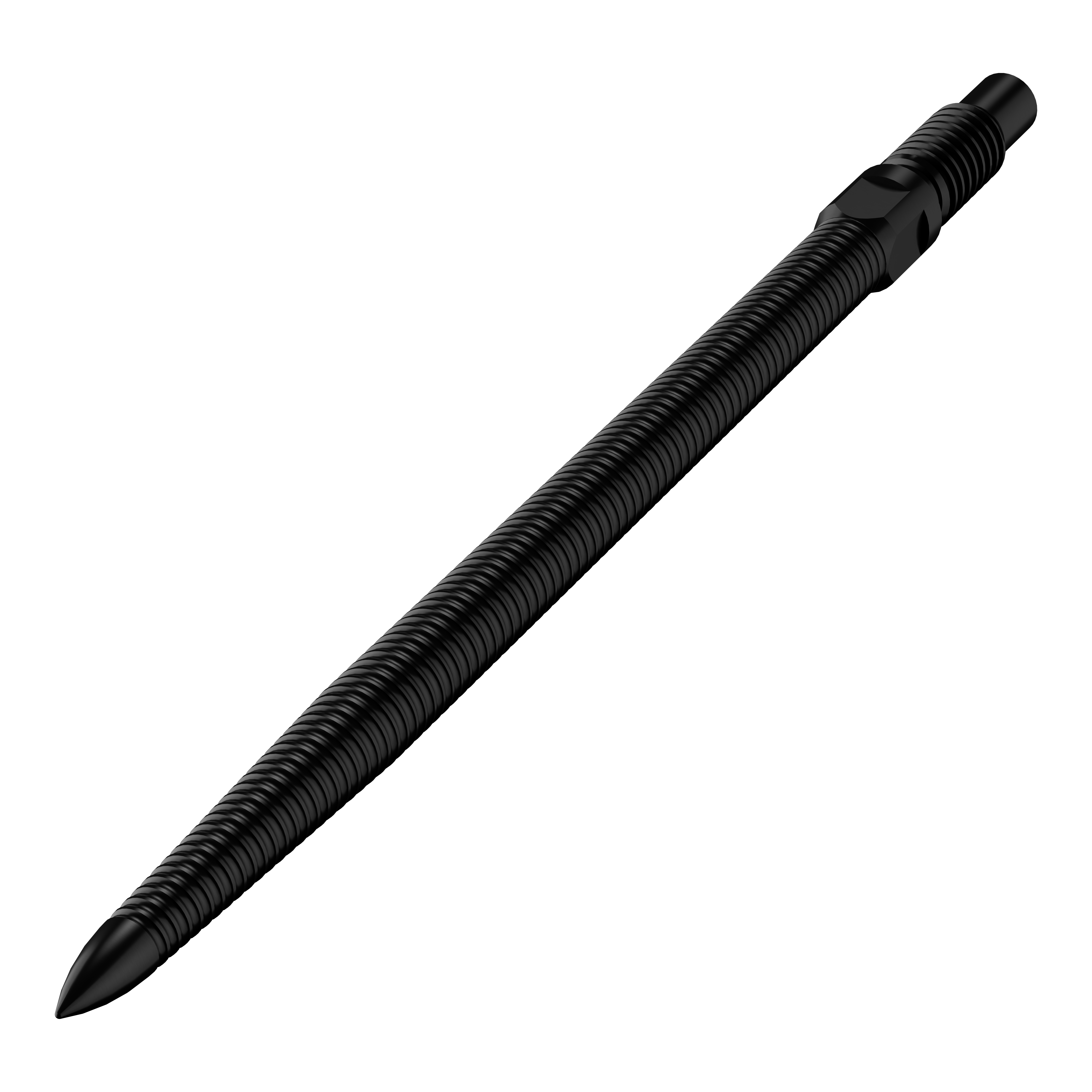 Hier sieht man das Produkt BU57705_BullsNL_Convertible_Points_MicroGrip_Schwarz_36mm_2. Es zeigt schwarze umwandelbare Dartspitzen mit MicroGrip und einer Länge von 36 mm.