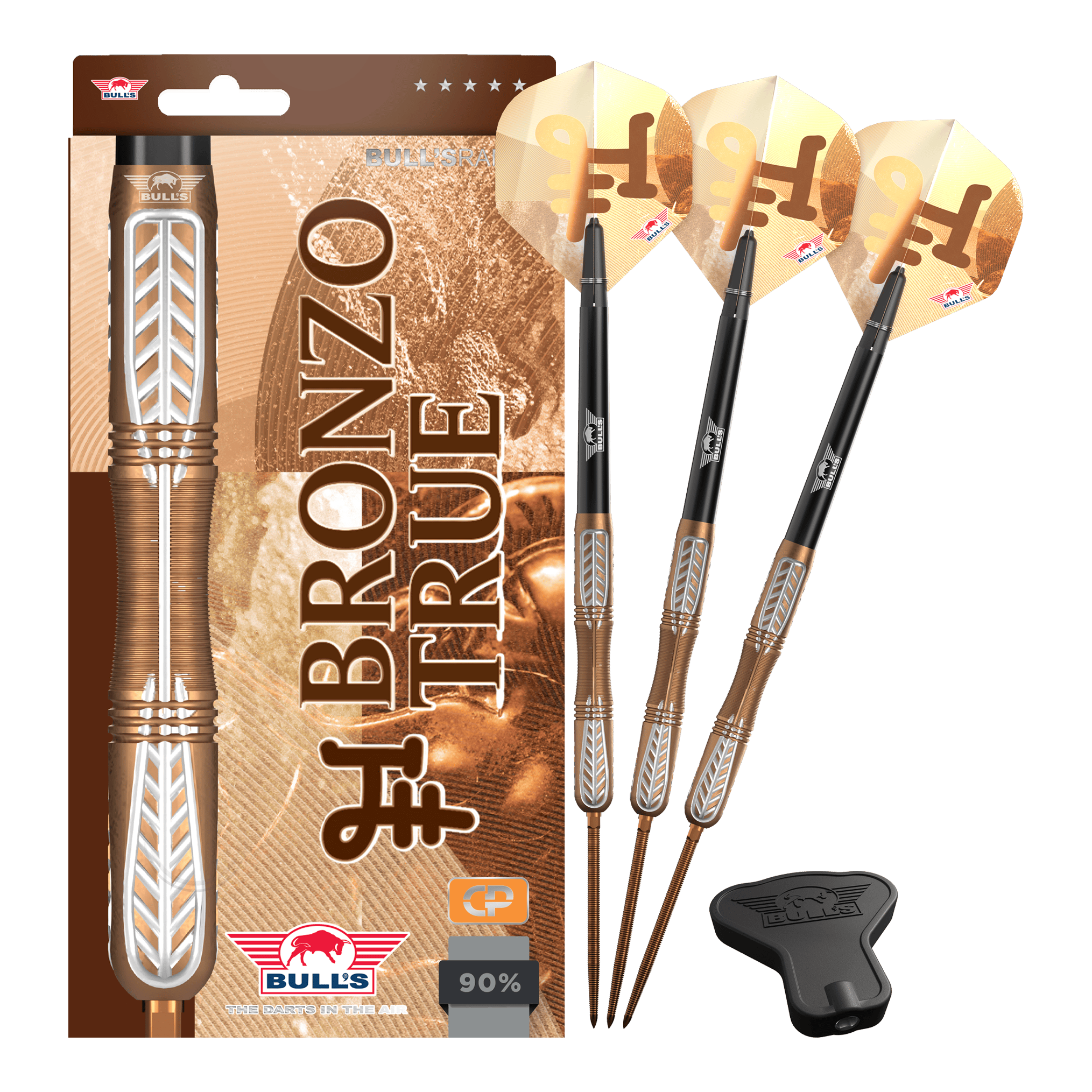 Bulls NL Bronzo True Convertible Point Steeldarts Bulls NL Bronzo True Convertible Point Steeldarts