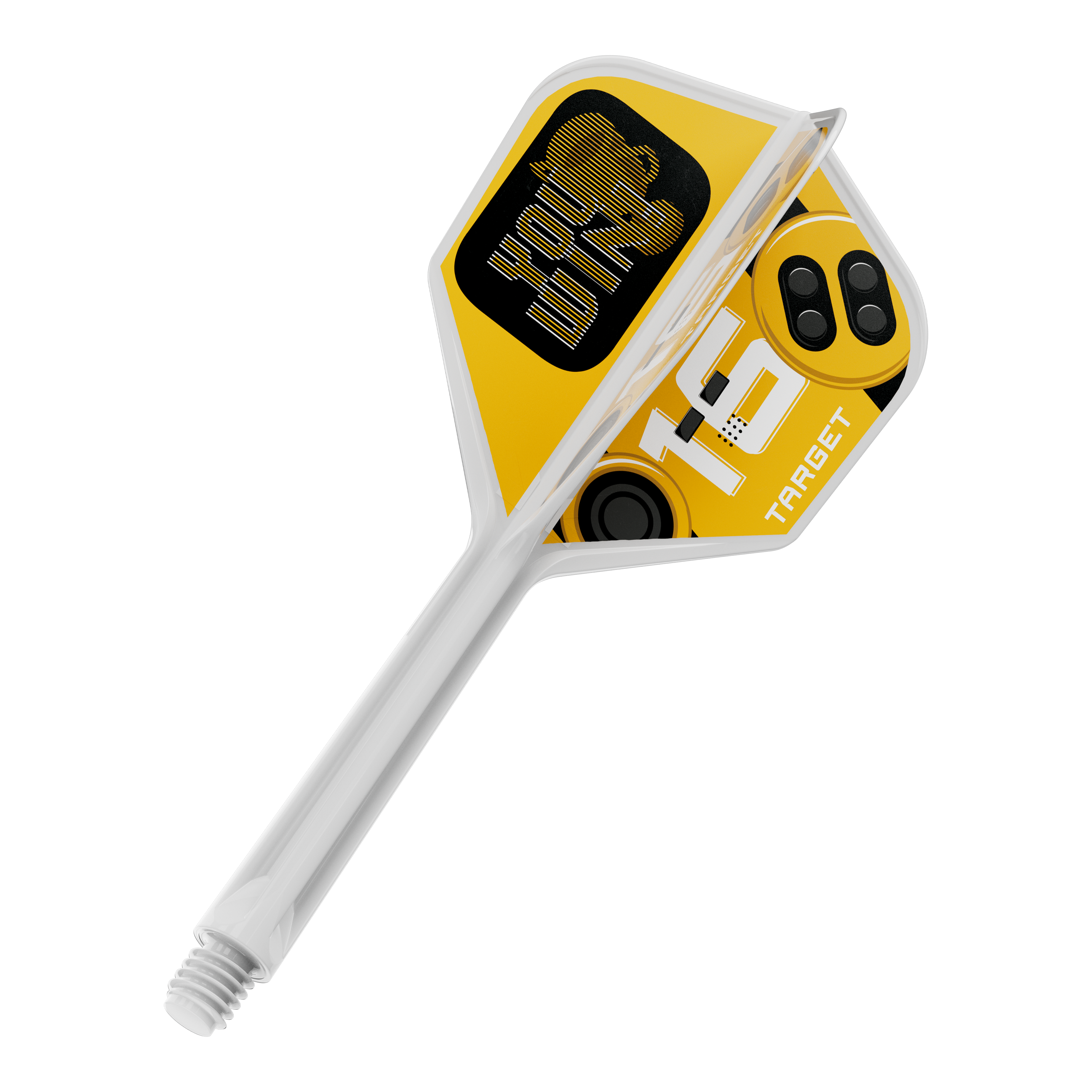 Ein einzelner Dart Flight ist abgebildet. Dies ist die Target K-Flex YouWin No6 Variante mit 33 mm Länge.