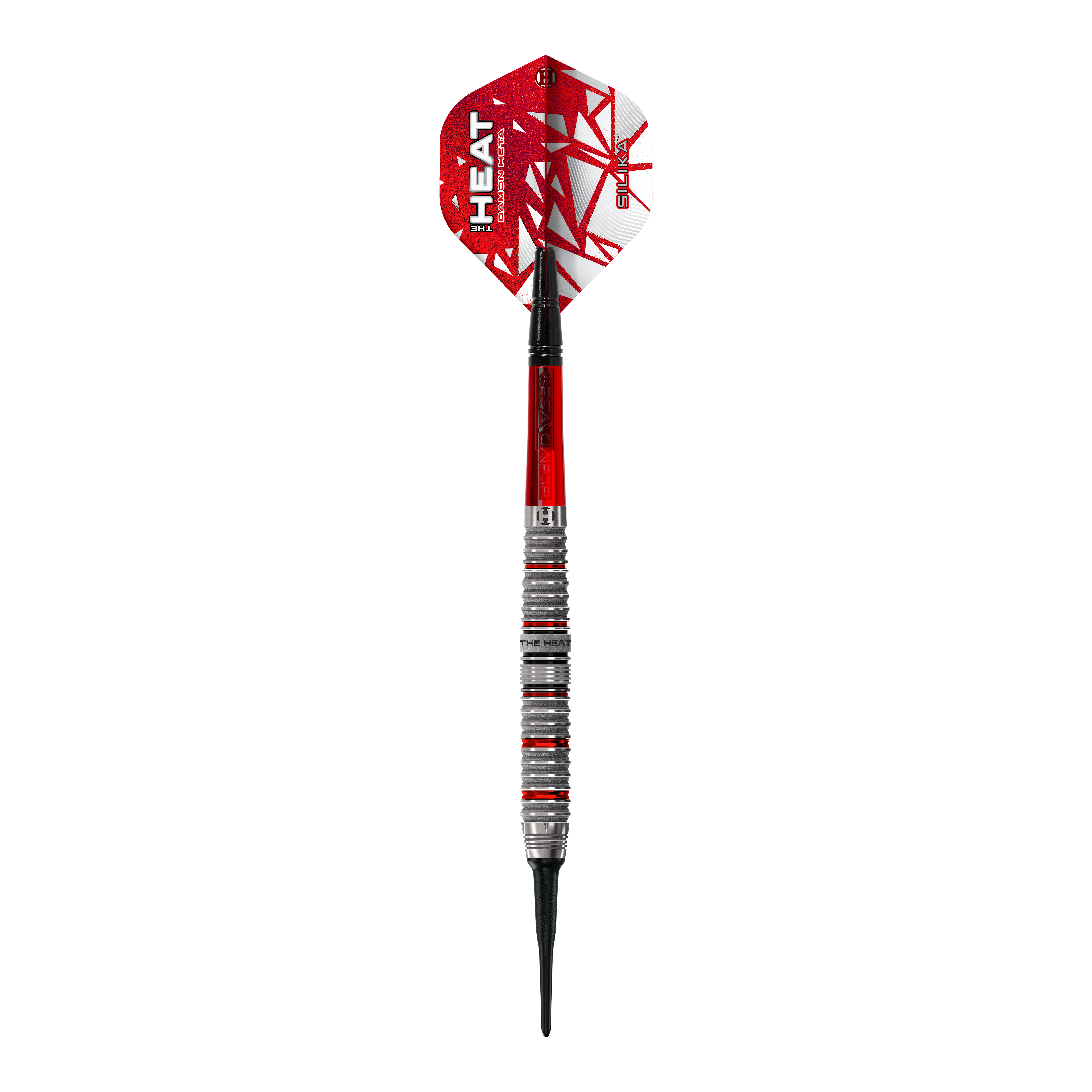 Harrows Damon Heta Series 4 Softdarts Abgebildet sind die Harrows Damon Heta Series 4 Softdarts. Diese Softdarts bieten eine gute Balance und Präzision.
