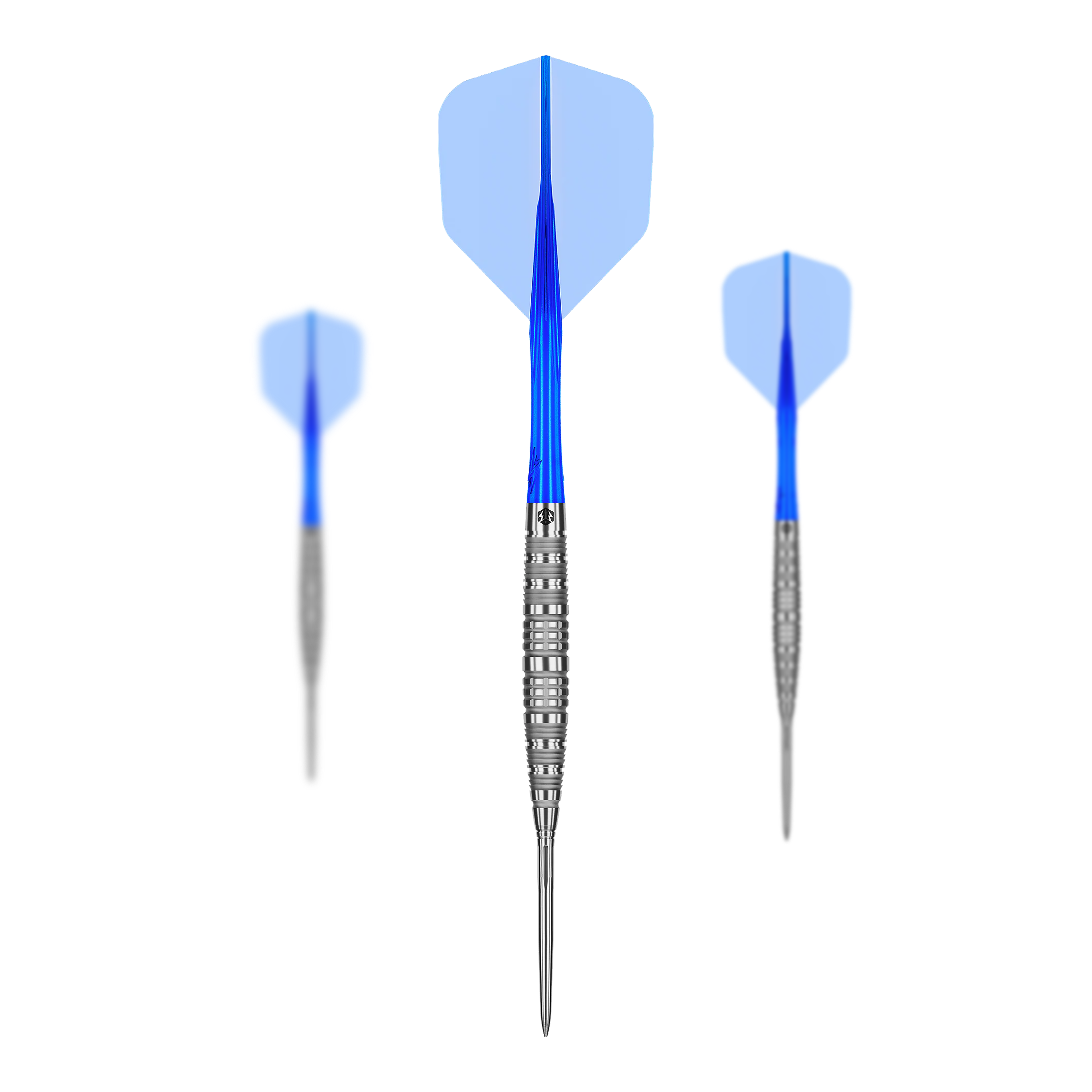 Caliburn Rix EZ-EVO R6 Steeldarts Das Bild zeigt Caliburn Rix EZ-EVO R6 Steeldarts in einem Set. Diese Steeldarts sind speziell für Präzisionswürfe entwickelt.