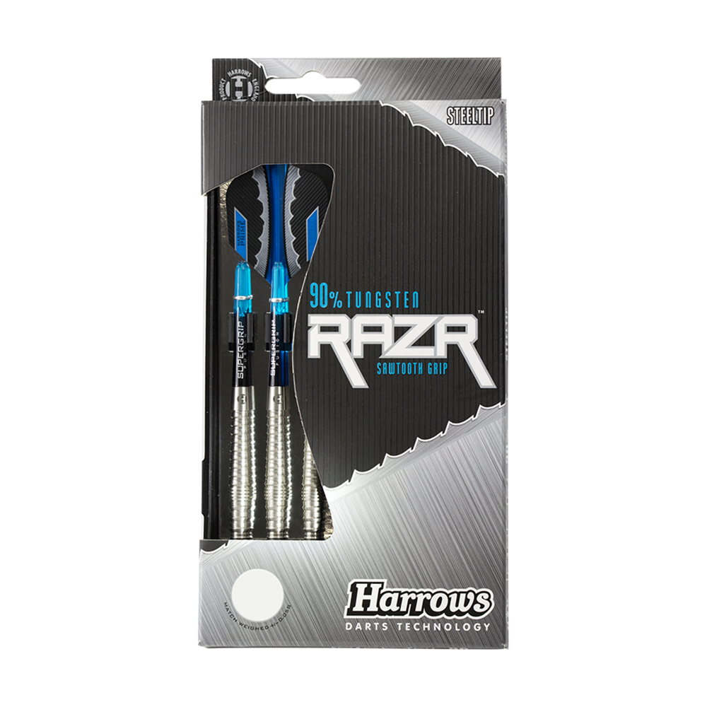 Harrows RAZR Bulbous 90% Tungsten Steeldarts