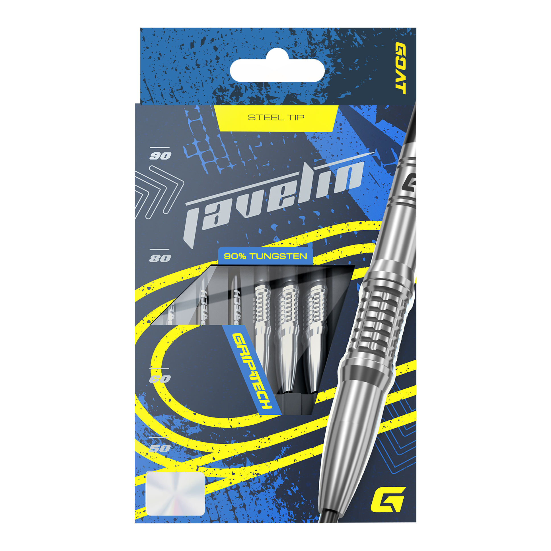 GOAT Javelin Steeldarts Gezeigt wird das GOAT Javelin Tungsten Steeldarts Set. Die Steeldarts sind für hohe Leistung konzipiert.