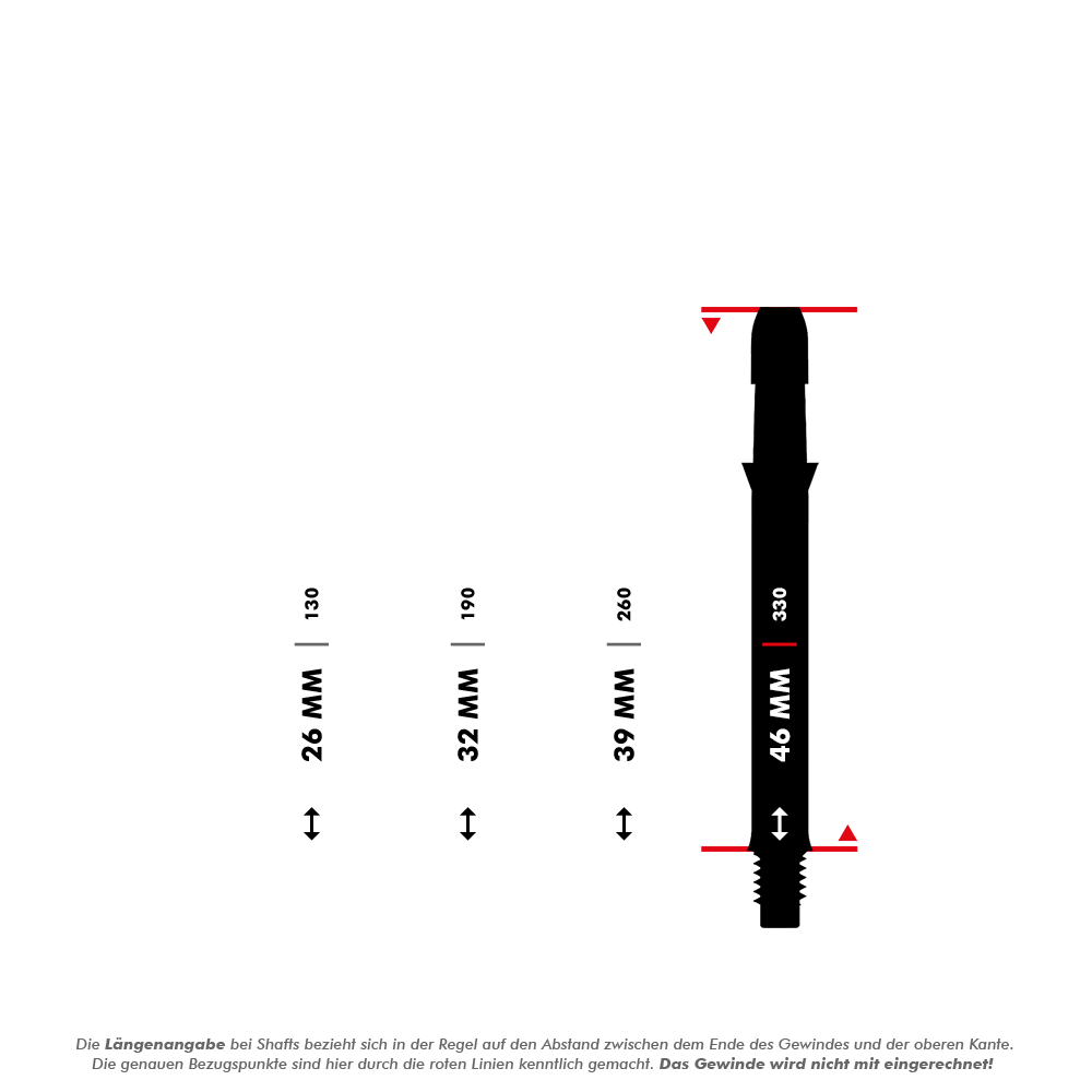 L-Style L-Shafts Silent Straight - Weiß