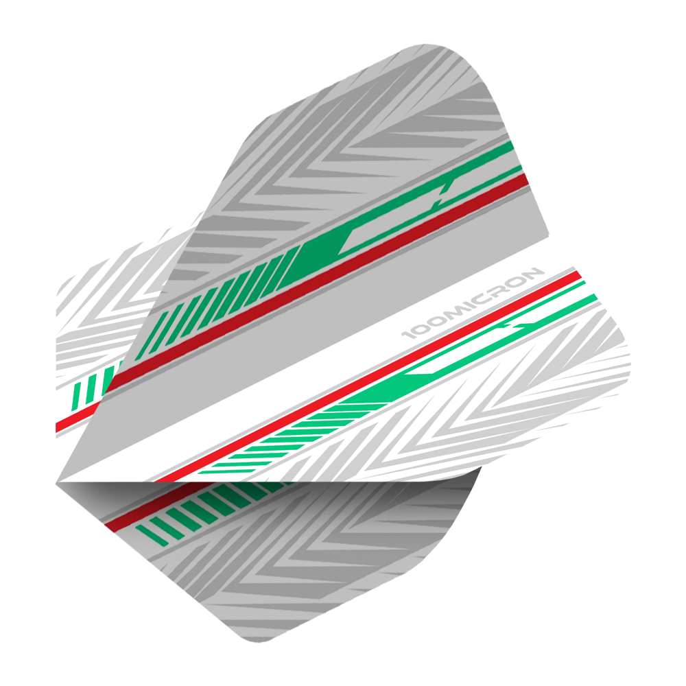 Pentathlon White Green Red No2 Standard Flights