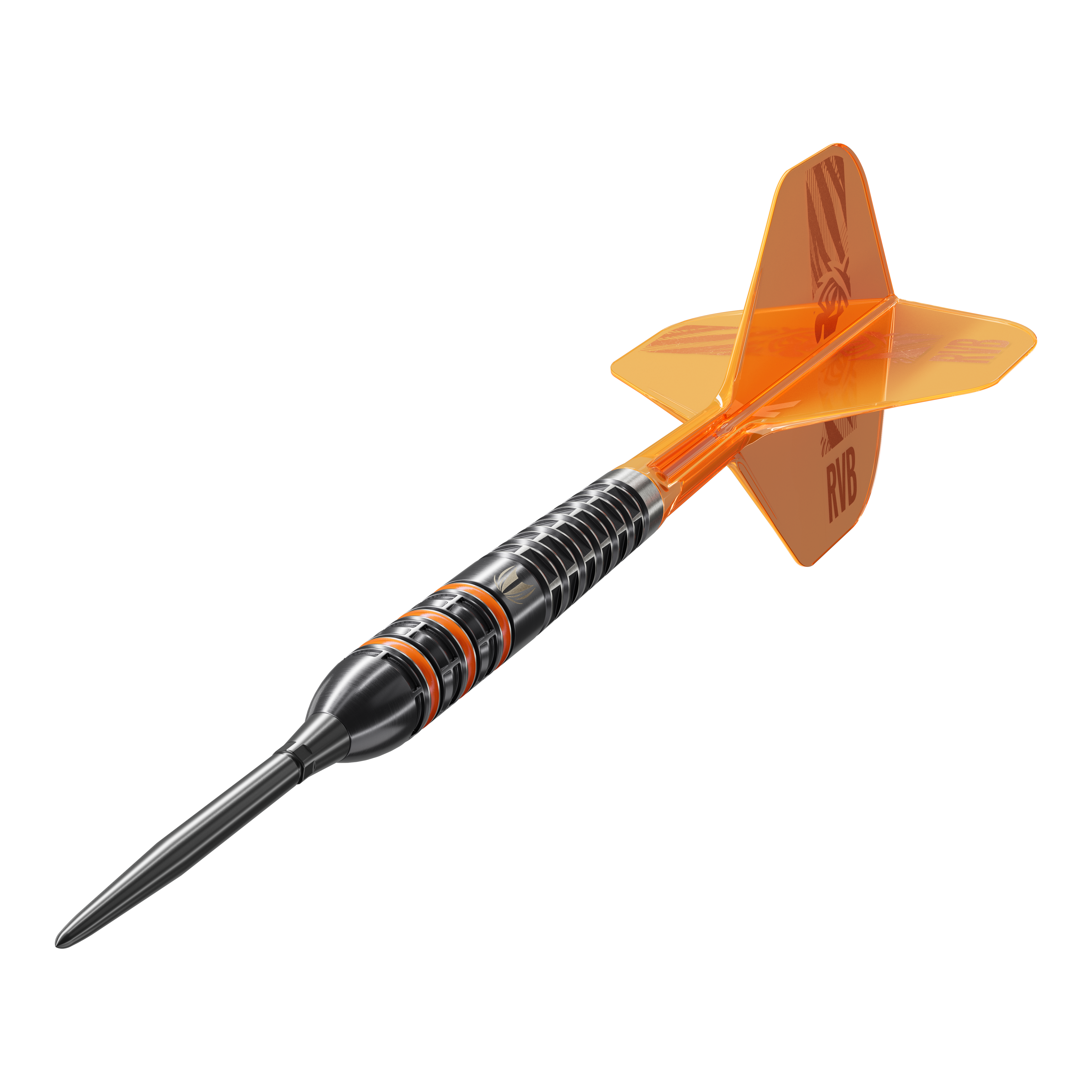 Target Raymond Van Barneveld 95K Swiss Points Steeldarts Gezeigt werden die Target Raymond Van Barneveld 95K Swiss Points Steeldarts. Der Dartpfeil ist mit speziellen Swiss Points ausgestattet.