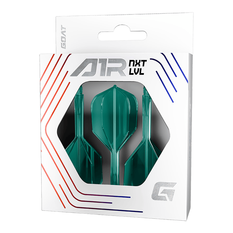 GOAT A1R No6 Flight-Shaft-System - Grün Das Bild stellt das GOAT A1R No6 Flight-Shaft-System in Grün dar. Dieses Produkt wird im Dartsport eingesetzt.