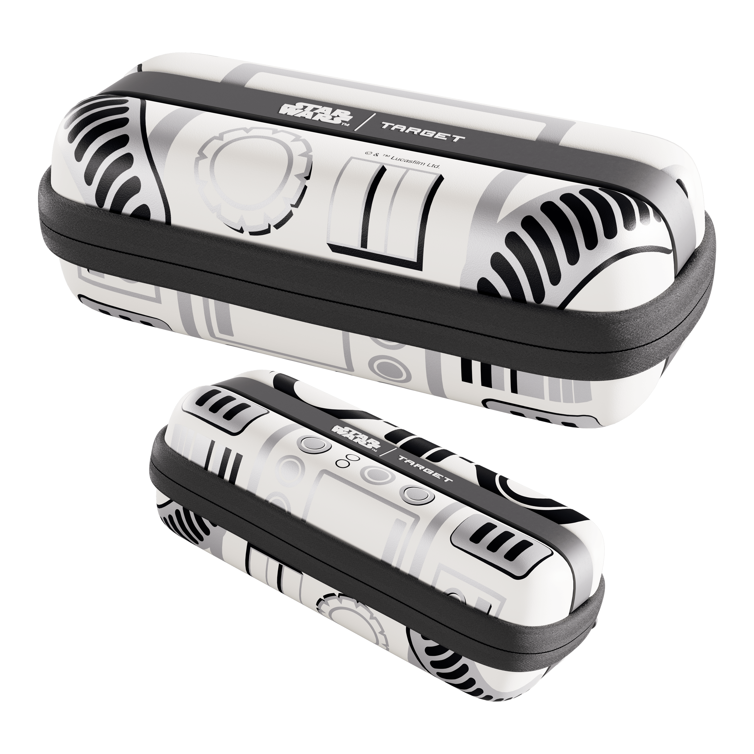 Target Star Wars Boa Dartcase - Stormtrooper Das Bild zeigt das Target Star Wars Boa Dartcase mit Stormtrooper Motiv. Es ist eine speziell gestaltete Darttasche für Star Wars Fans.
