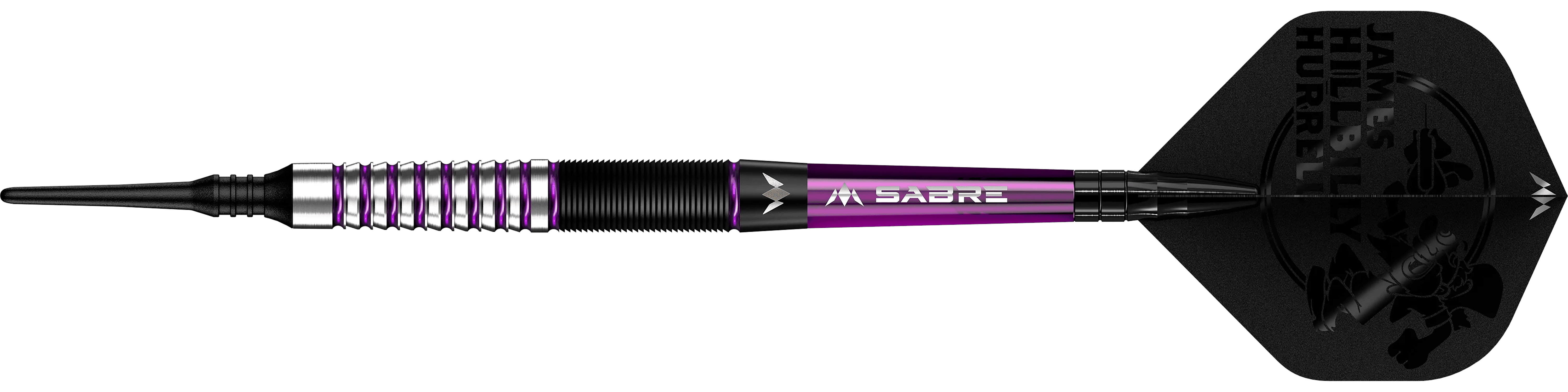 Mission James Hurrell Hillbilly Black Purple Softdarts - 18g