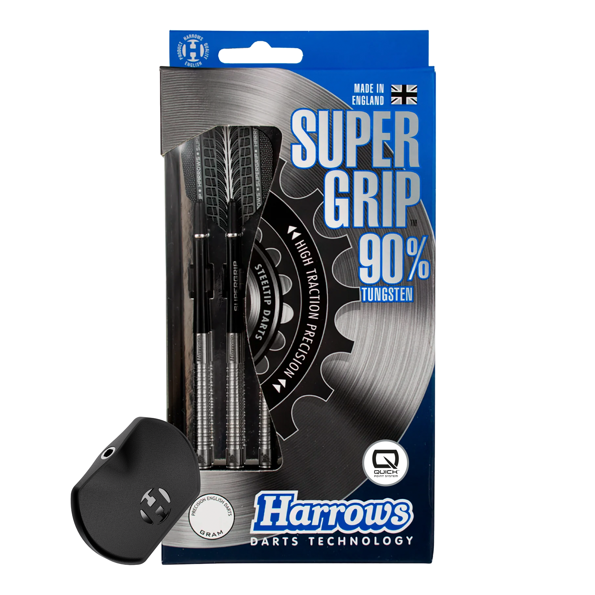Harrows Supergrip 90 Quick Point Steeldarts