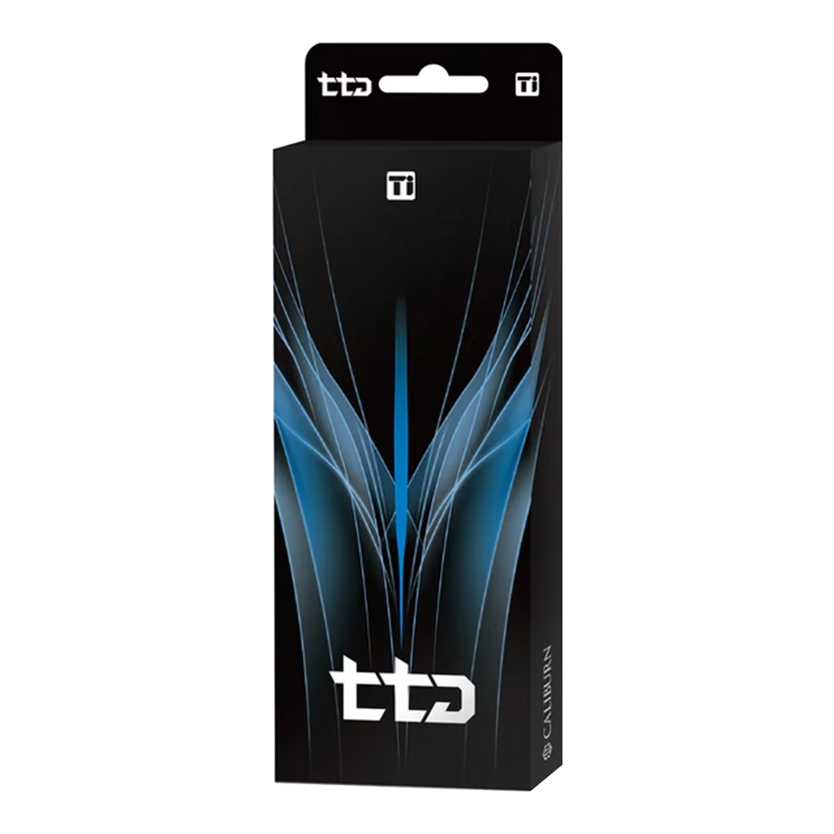 Caliburn TTD Complete Titanium T3 Black Steeldarts - 7g Hier sind die Caliburn TTD Complete Titanium T3 Black Steeldarts, 7g, abgebildet. Das Produkt besticht durch ein elegantes, schwarzes Finish.