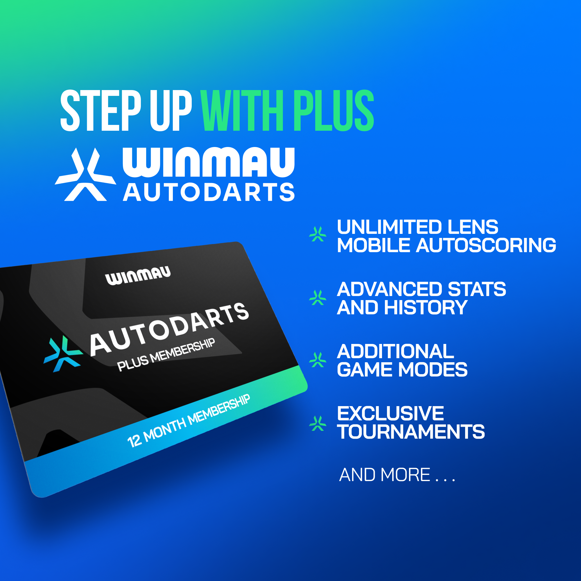 Winmau Device Stand & 12 Monate Membership Bundle Winmau Device Stand & 12 Monate Membership Bundle