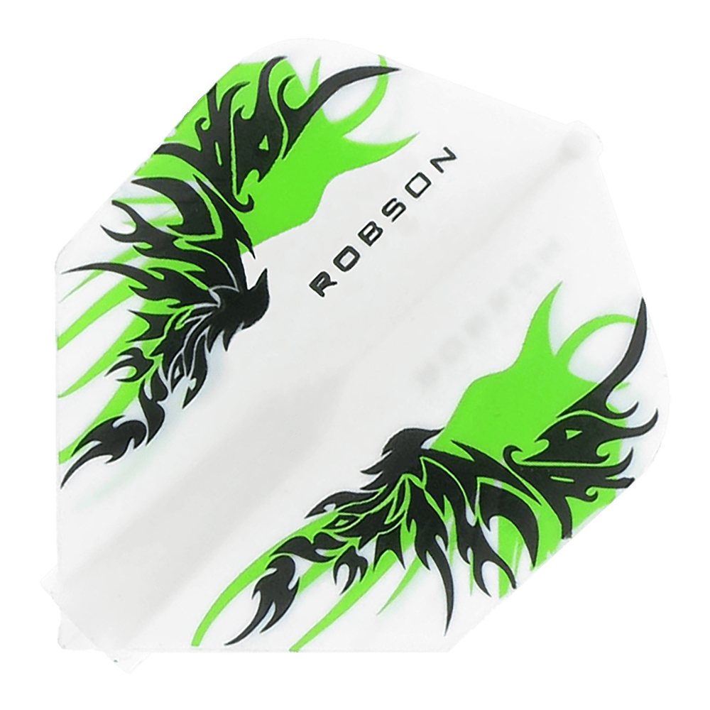 Robson Plus Flights Standard Finn White Ein einzelner Robson Plus Flight Standard Finn White wird im Bild dargestellt. Die Form ist deutlich zu erkennen.