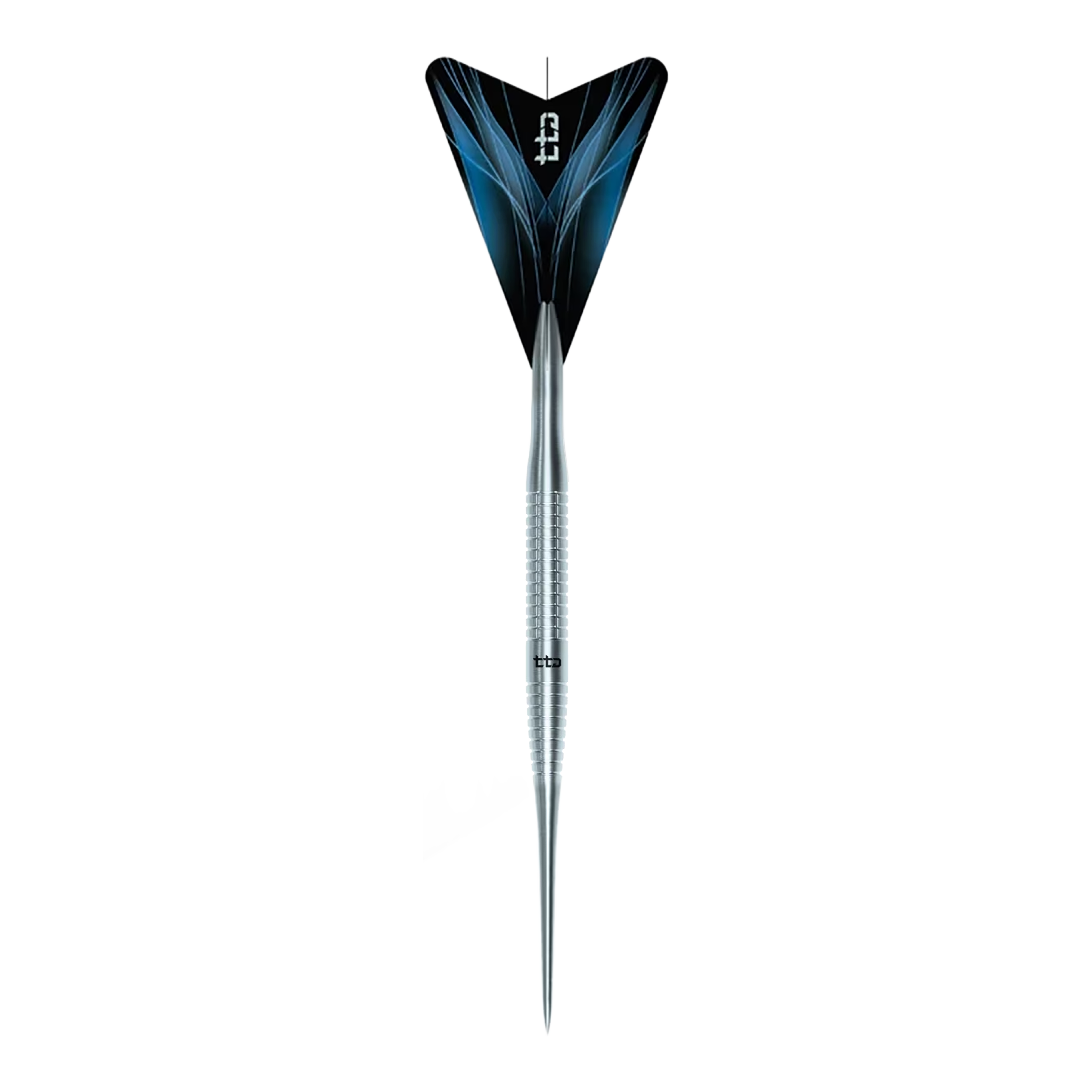 Caliburn TTD Complete Titanium T3 Silver Steeldarts - 7g Das Bild zeigt die Caliburn TTD Complete Titanium T3 Silver Steeldarts - 7g. Diese Steeldarts sind aus Titan gefertigt und wiegen 7 Gramm.