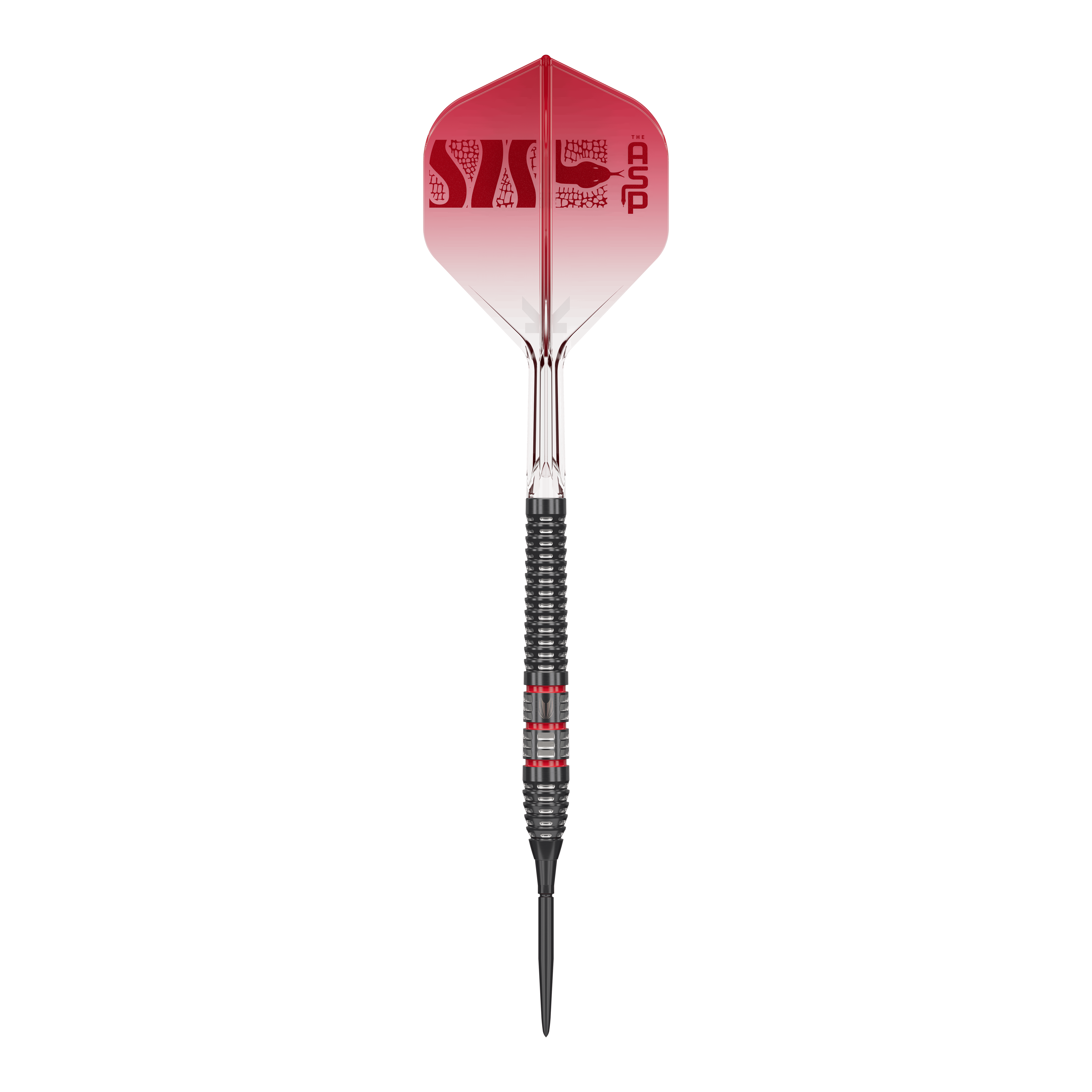 Target Nathan Aspinall 95K Swiss Point Steeldarts Foto von Target Nathan Aspinall 95K Swiss Point Steeldarts. Die Steeldarts sind aus einer bestimmten Perspektive zu sehen.