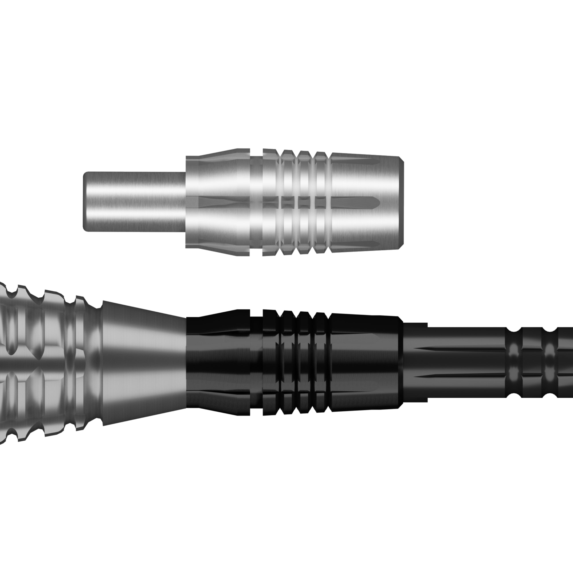 Das Bild zeigt einen Shot Threadhead Point Adapter. Dieses Produkt ist für Dartspitzen geeignet.