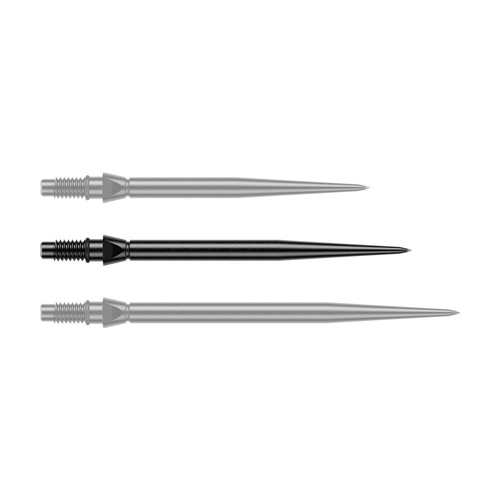 Winmau Switch Point Smooth Steeldartspitzen - Black Winmau Steeldartspitzen in Schwarz und glatter Optik, 30 mm lang. Das Produkt ist für den Dartsport konzipiert.