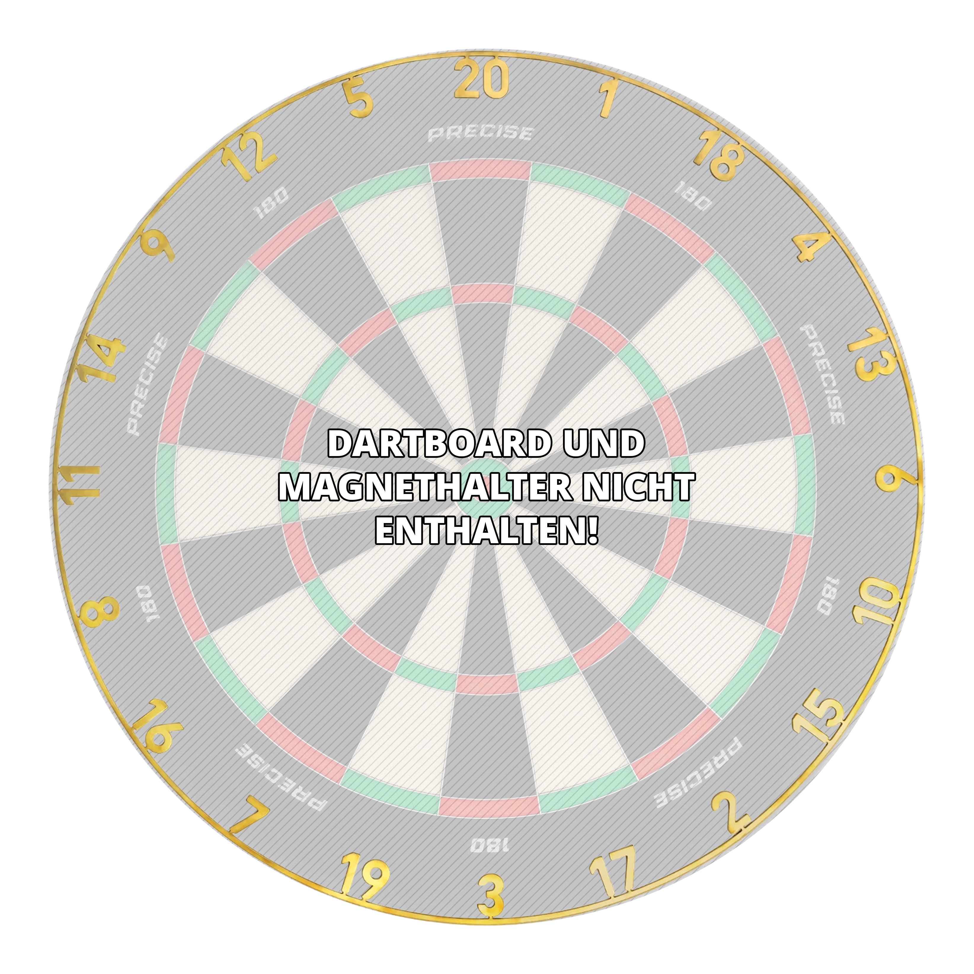 Precise 180 OnePiece Lasercut Zahlenring Das Bild zeigt ein Produkt mit dem Dateinamen ONE1041_Precise_180_OnePiece_Lasercut_Zahlenring_Gold_3. Es handelt sich vermutlich um einen goldenen Zahlenring für Dartboards.