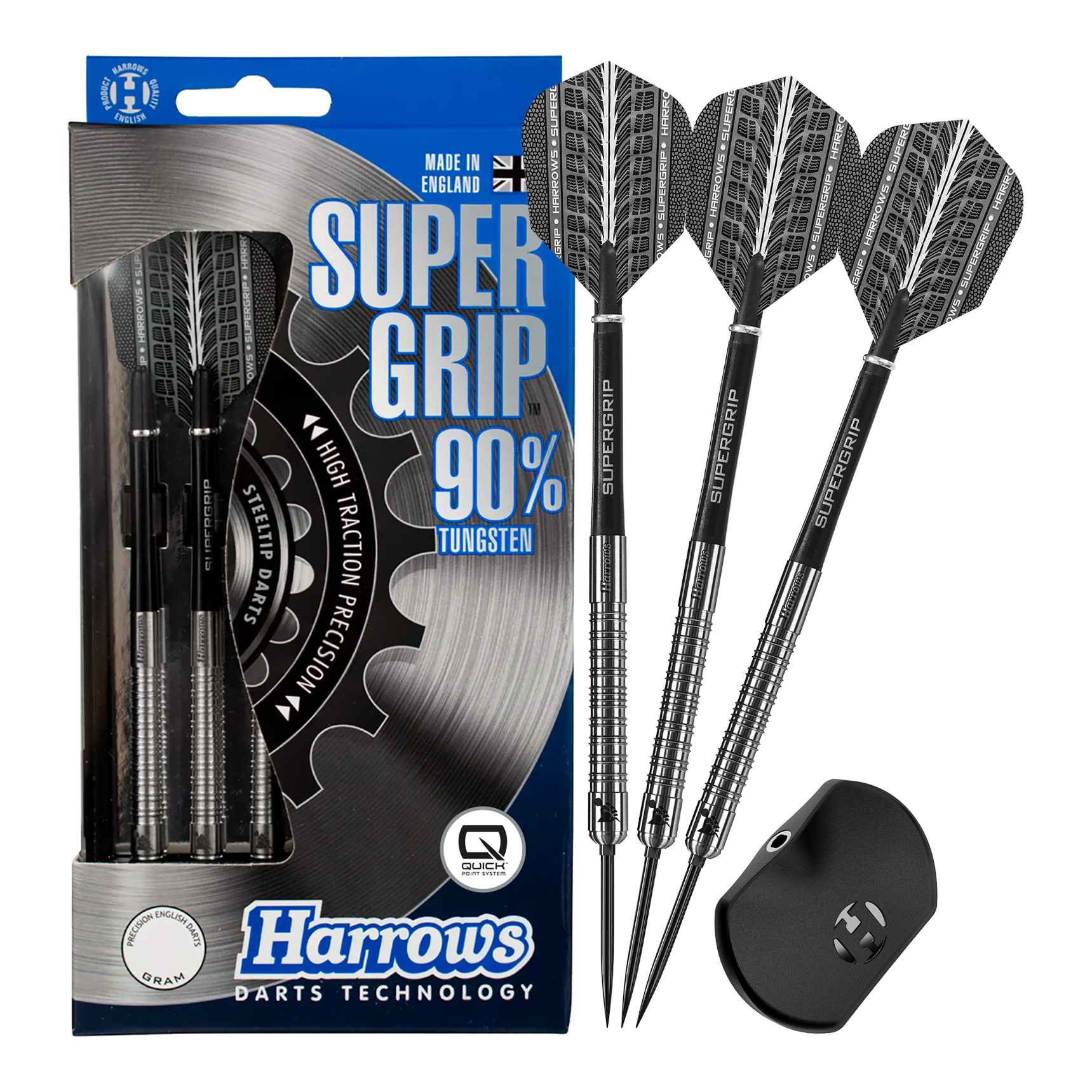 Harrows Supergrip 90 Quick Point Steeldarts Harrows Supergrip 90 Quick Point Steeldarts