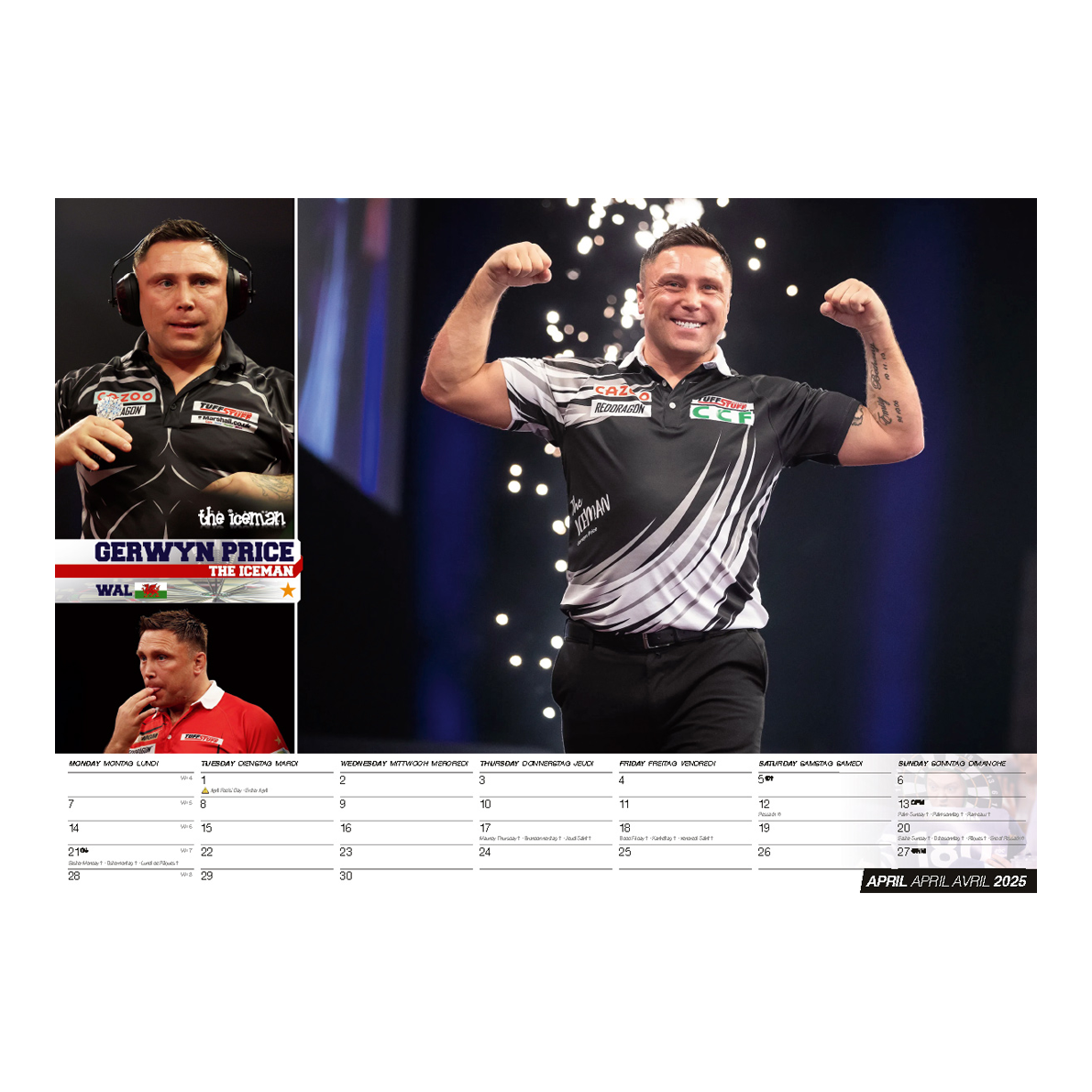 Darts Kalender 2025