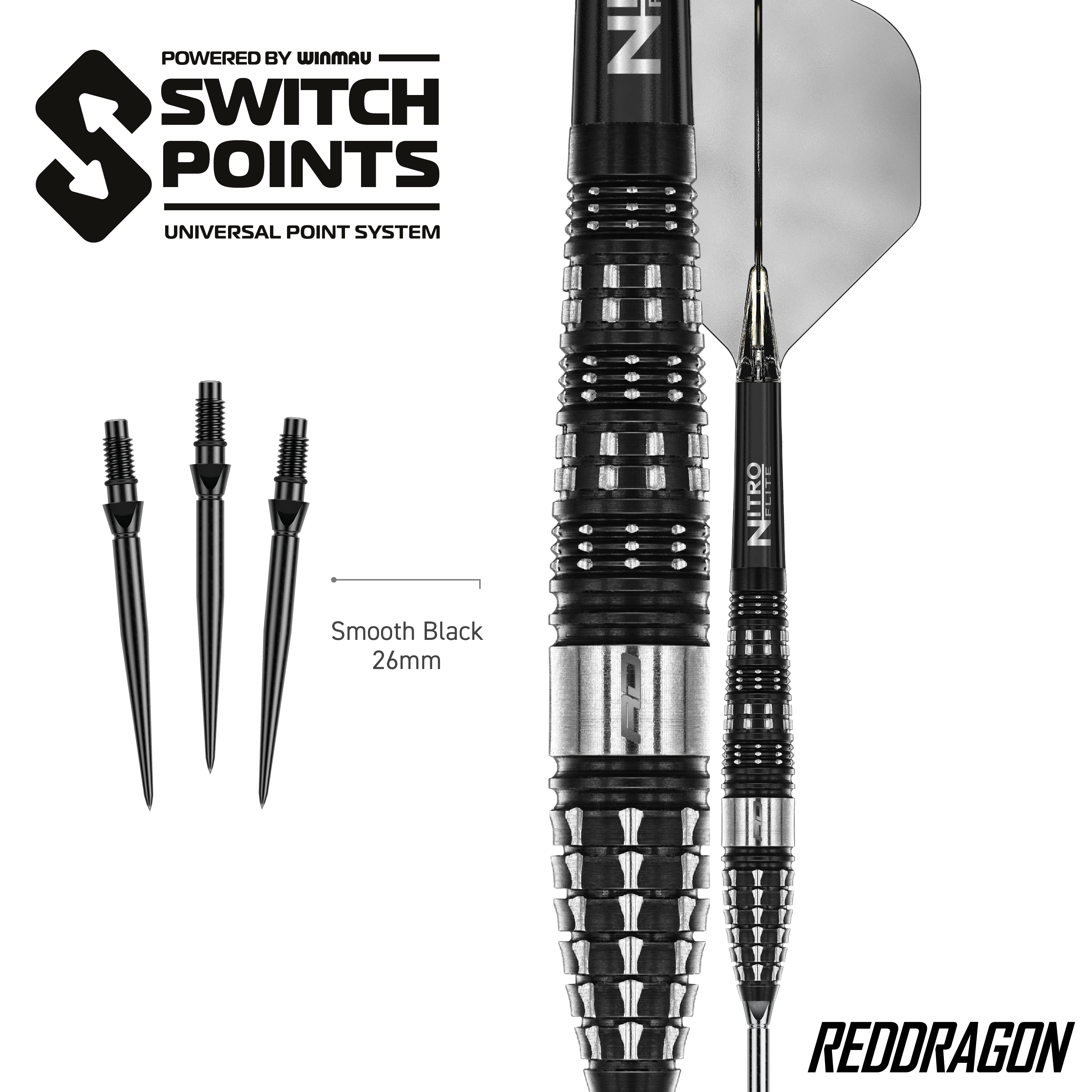 Red Dragon Recon Torpedo Steeldarts Hier sind die Red Dragon Recon Torpedo Steeldarts - 23g abgebildet. Die Steeldarts werden in einer anderen Ansicht präsentiert.