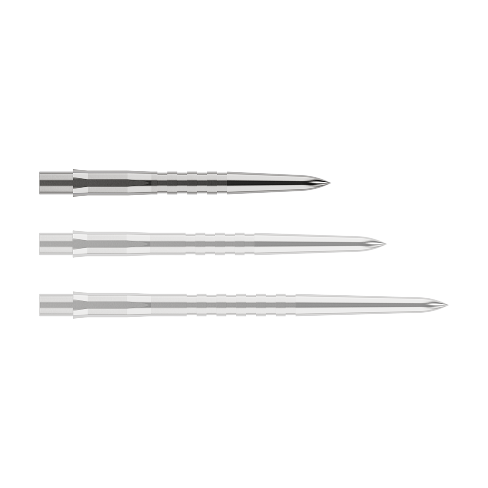 Mission Caliburn System Steeldartspitzen - Grooved - Silber Mission Caliburn System Steeldartspitzen - Grooved - Silber
