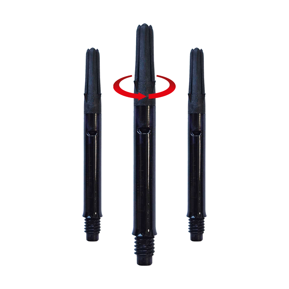 L-Style L-Shaft Carbon Silent Straight - Schwarz