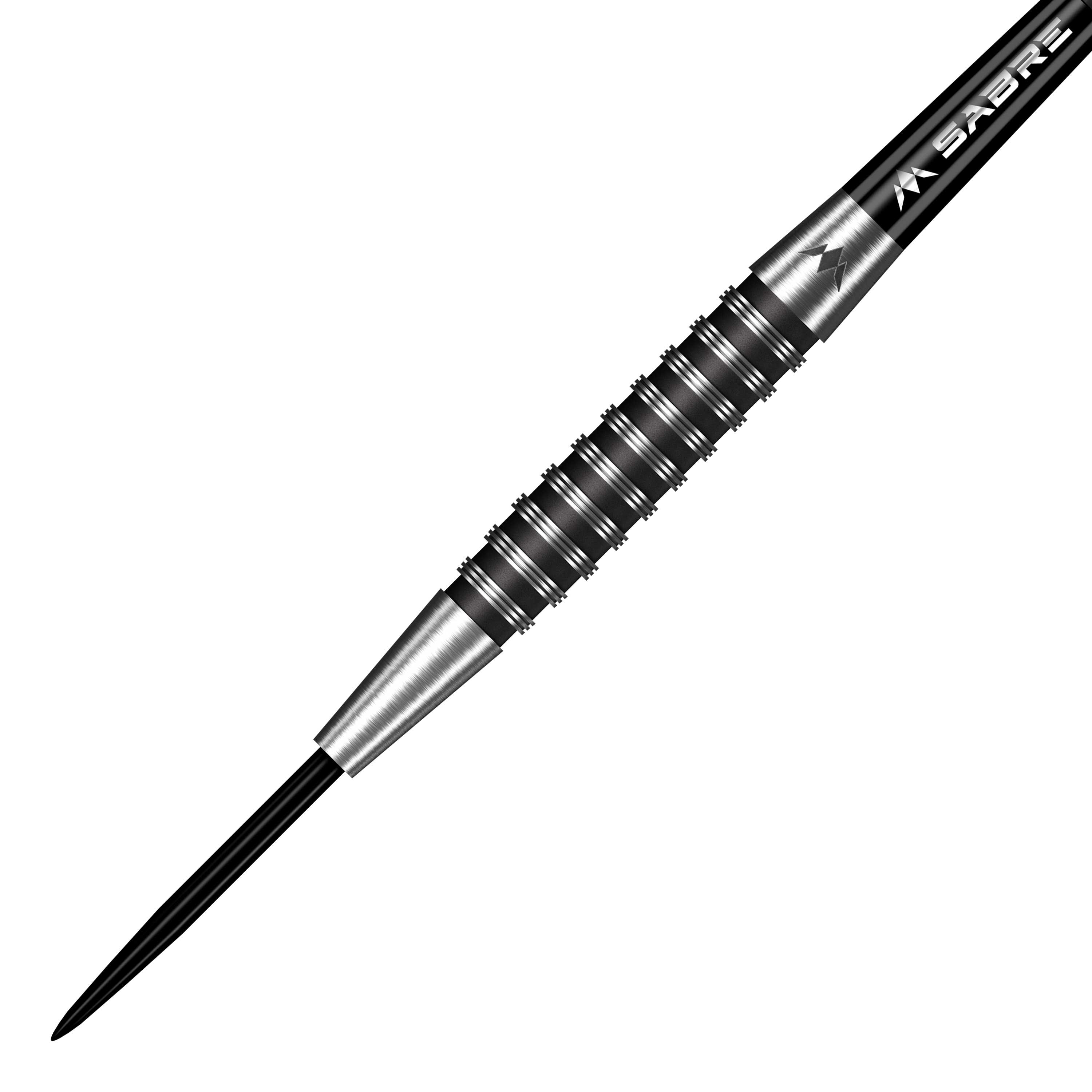 Mission Kunai Black PVD Steeldarts - 23g Das Bild zeigt Mission Kunai Black PVD Steeldarts - 23g. Diese hochwertigen Steeldarts haben ein modernes schwarzes Design.