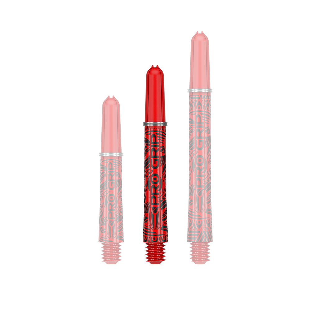 Target Pro Grip Ink Shafts - 3 Sets - Rot