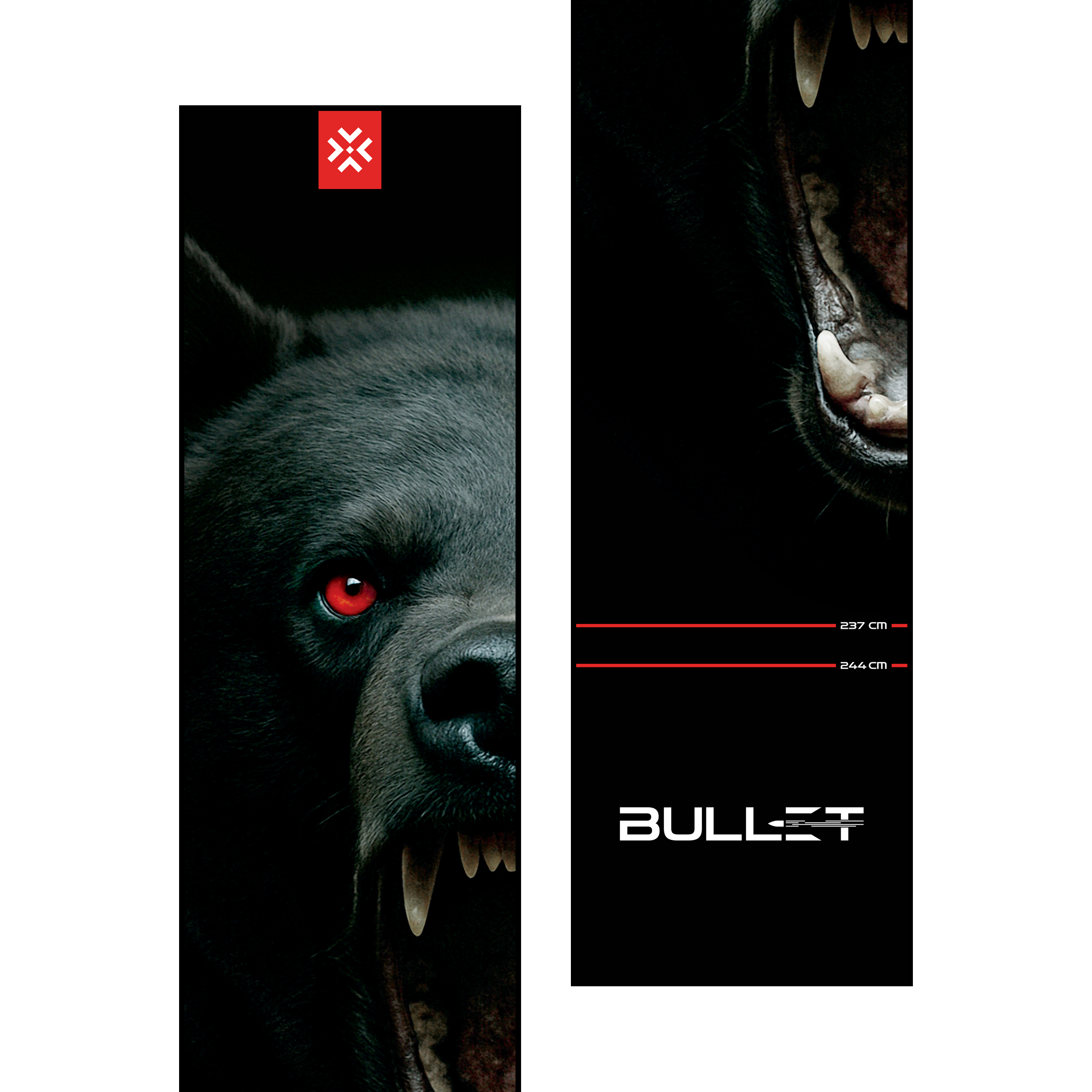 Bullet Shred Dartmatte Die Bullet Shred Dartmatte ist auf dem Bild abgebildet. Diese Dartmatte schützt den Boden und markiert den Wurfbereich beim Dartspielen.