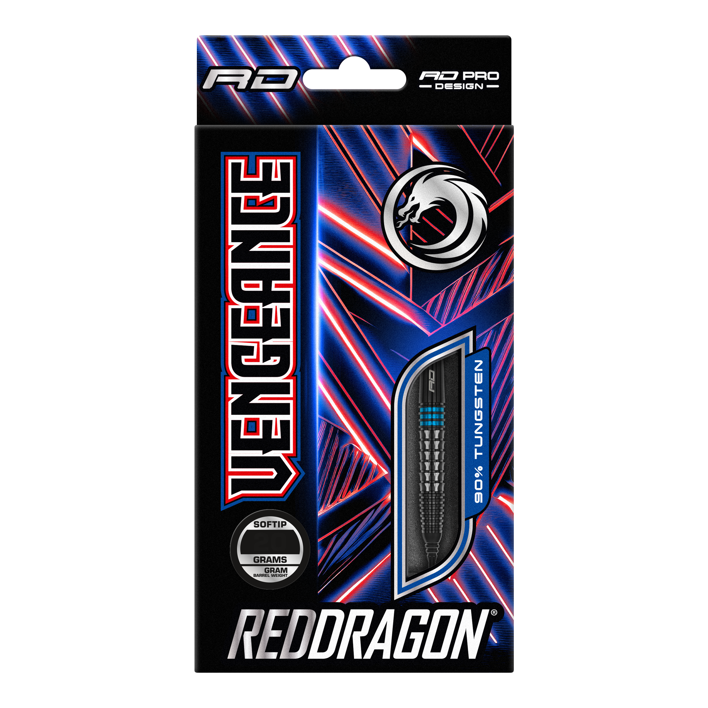Red Dragon Vengeance Blue Softdarts - 20g