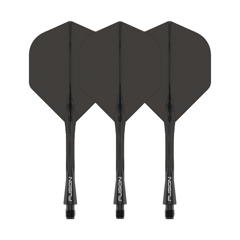 Winmau Fusion Flight Shaft System Standard Schwarz