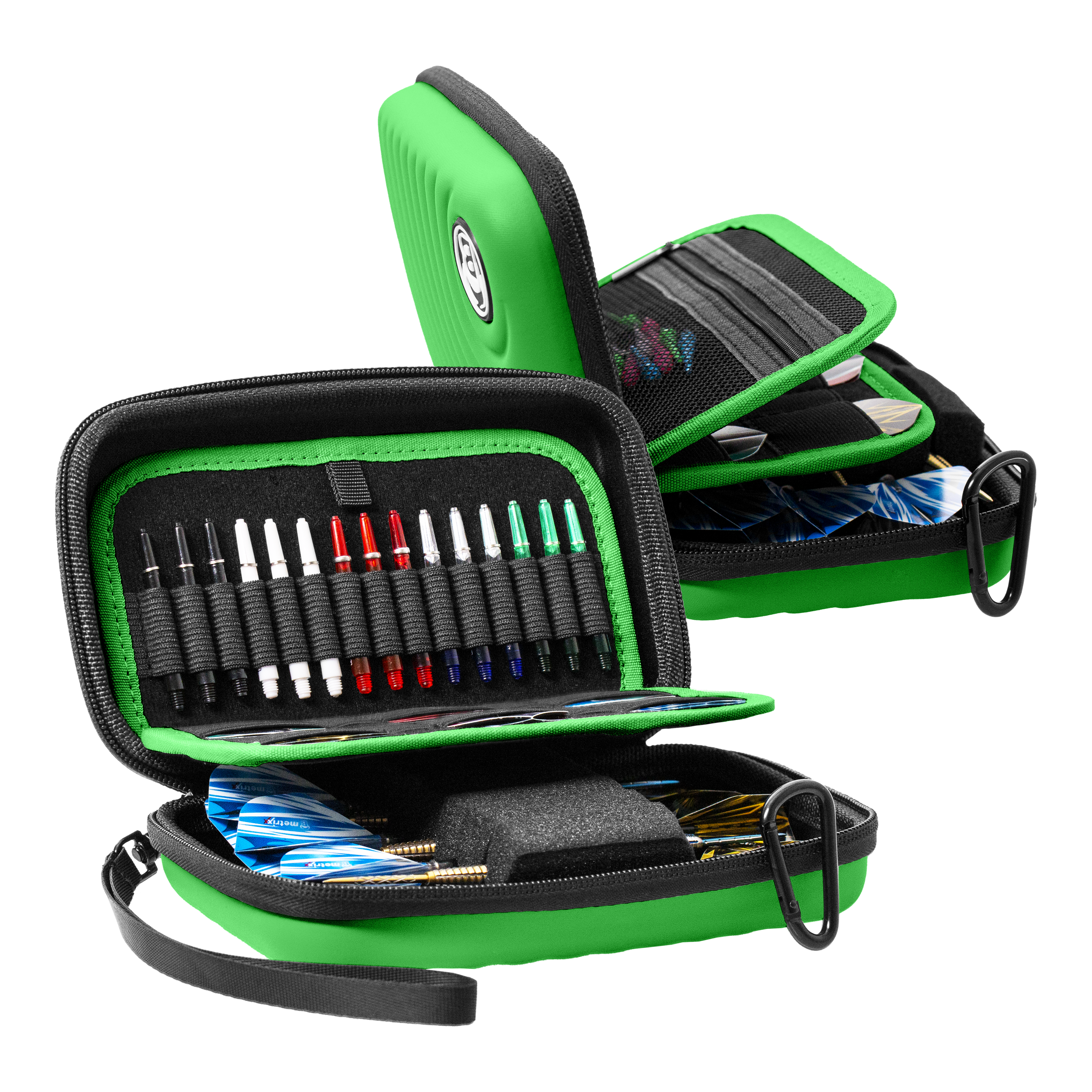 Bulls Orbis XL Dartcase - Grün Abgebildet ist das Bulls Orbis XL Dartcase in der Farbe Grün. Es wurde speziell zum Schutz von Dartpfeilen entwickelt.