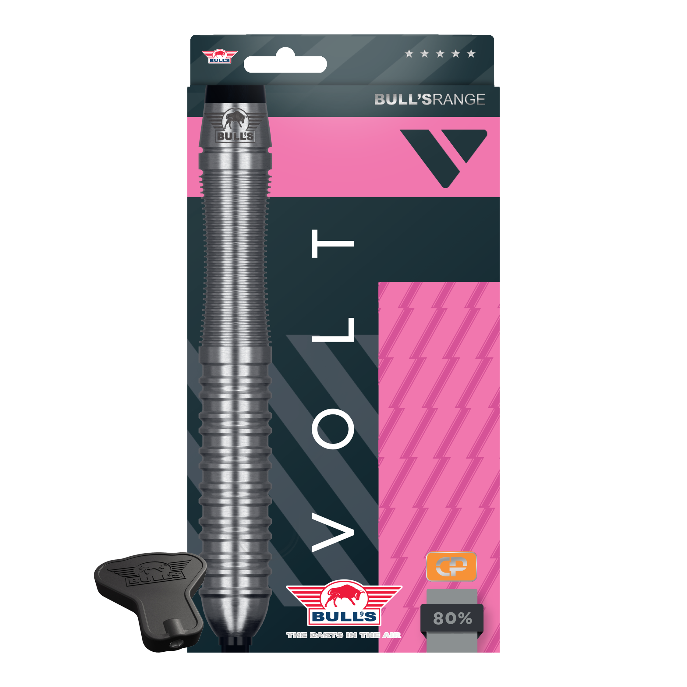 Bulls NL Volt Pink Convertible Point Steeldarts