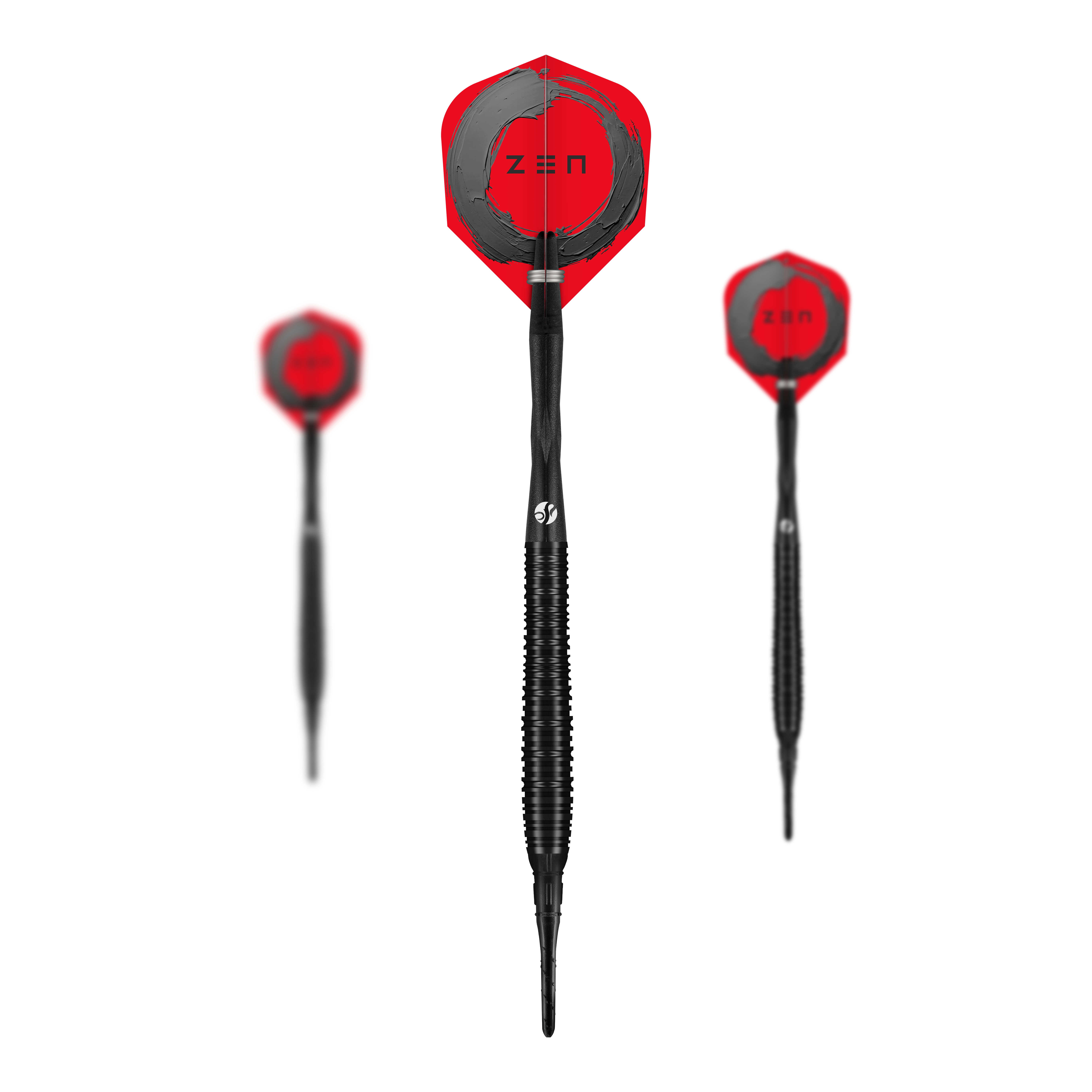 Shot ZEN Torpedo Softdarts - 20g Das Bild zeigt ein Set der Shot ZEN Torpedo Softdarts - 20g. Es sind mehrere Pfeile als vollständiges Set abgebildet.